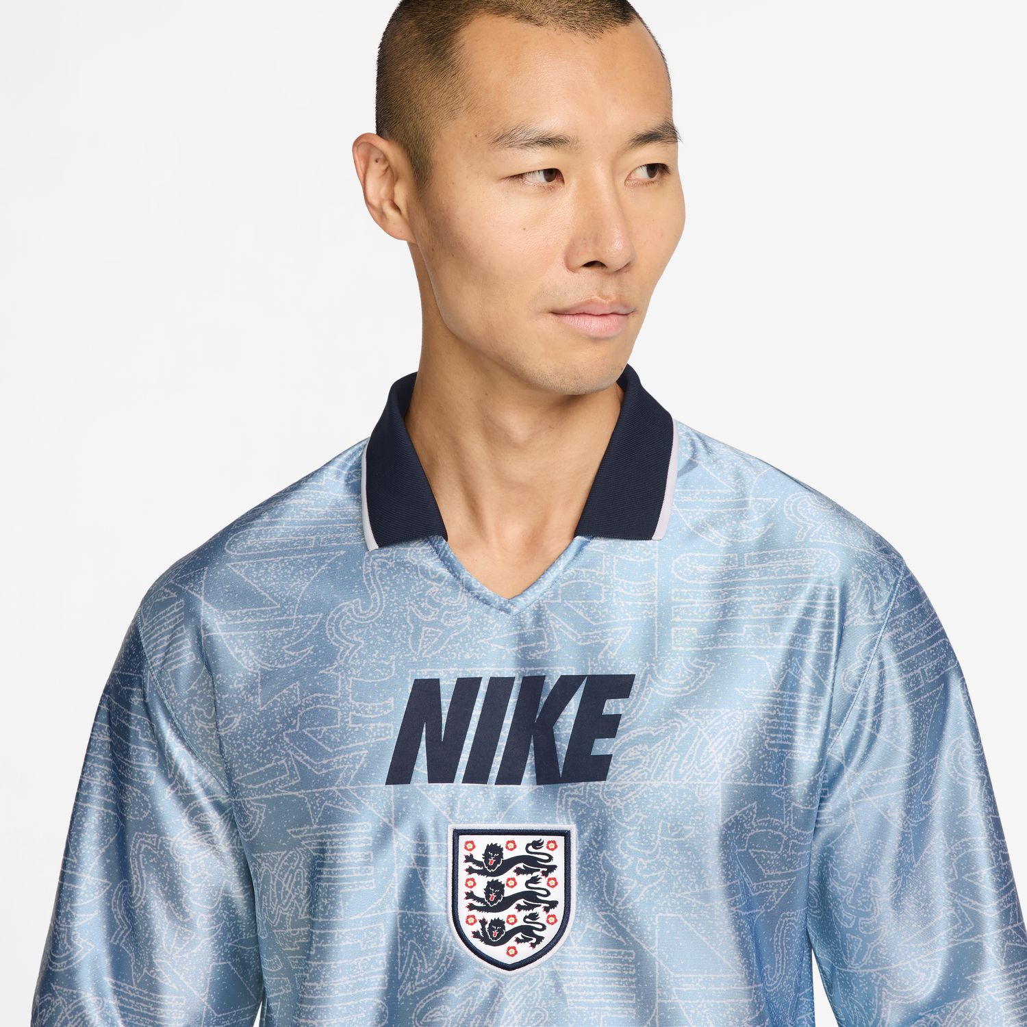 T-shirt de Homem Inglaterra 2026 Dri-FIT Energy Azul-3