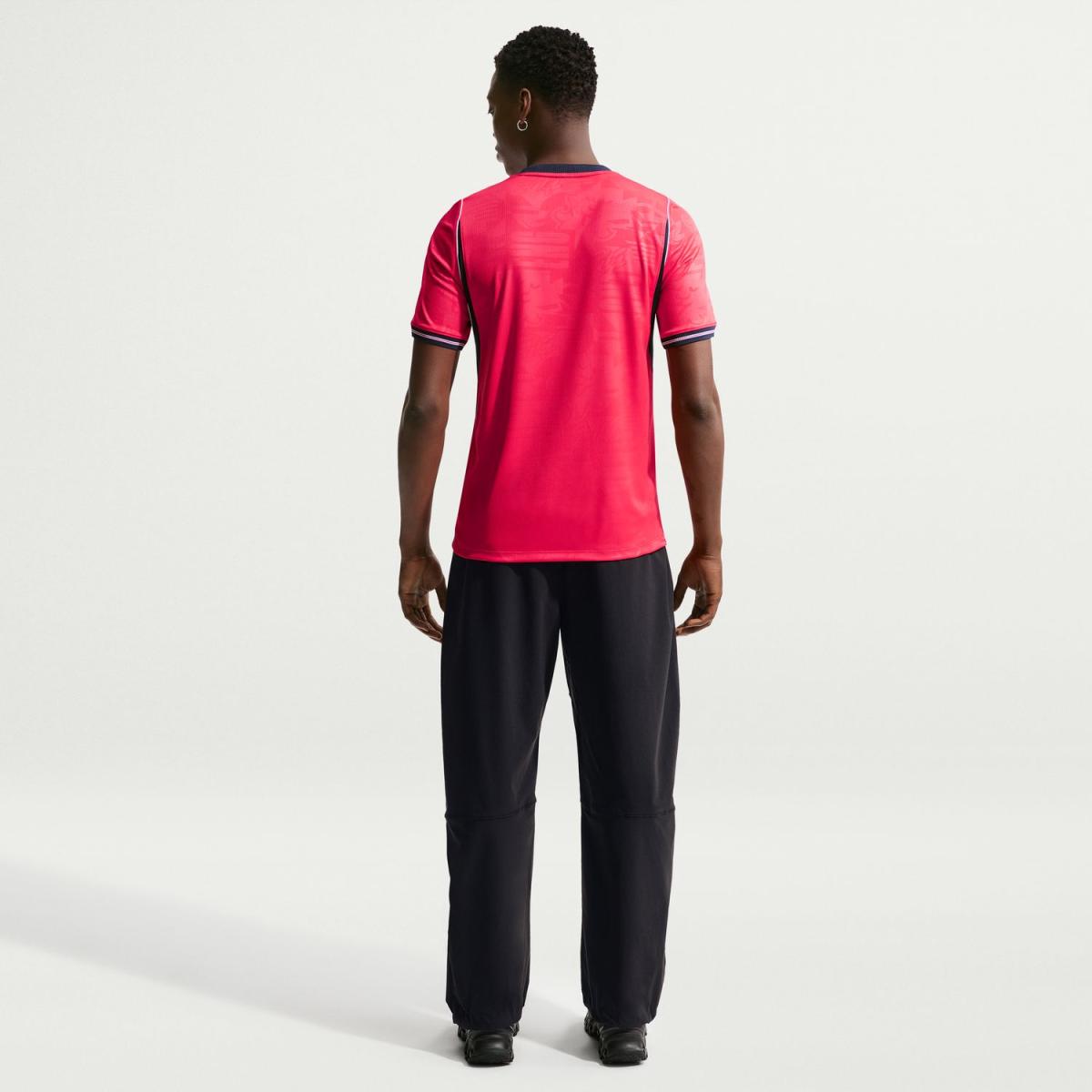 T-shirt de Homem 2.º Equipamento Inglaterra 2026 Stadium Vermelho-7