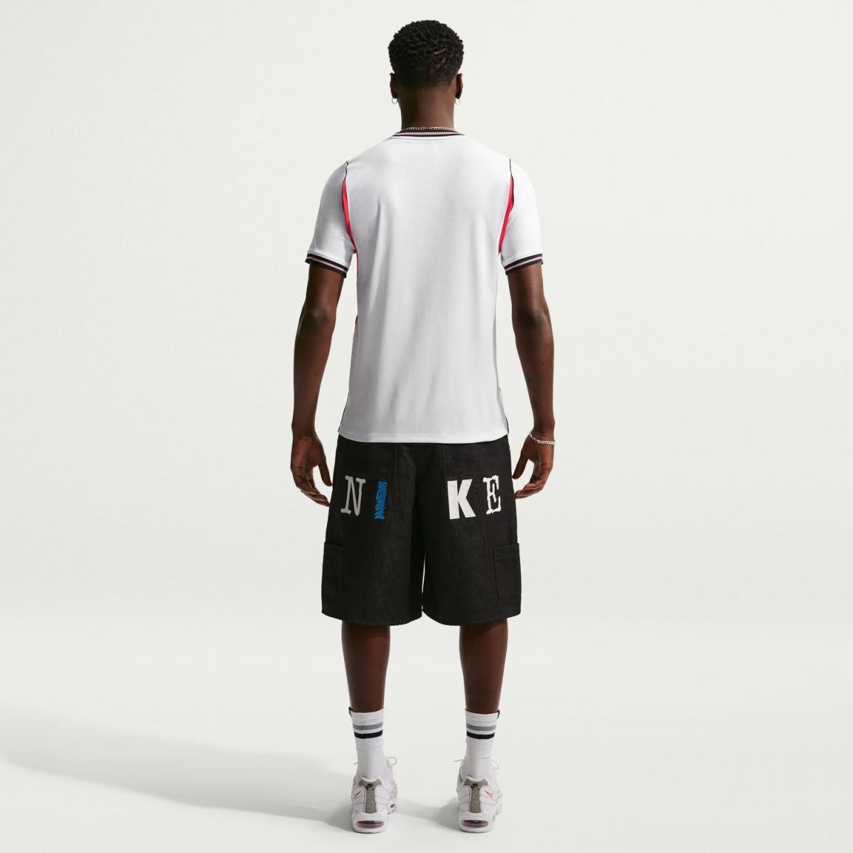 T-shirt de Homem 1.º Equipamento Inglaterra 2026 Stadium Branco-5