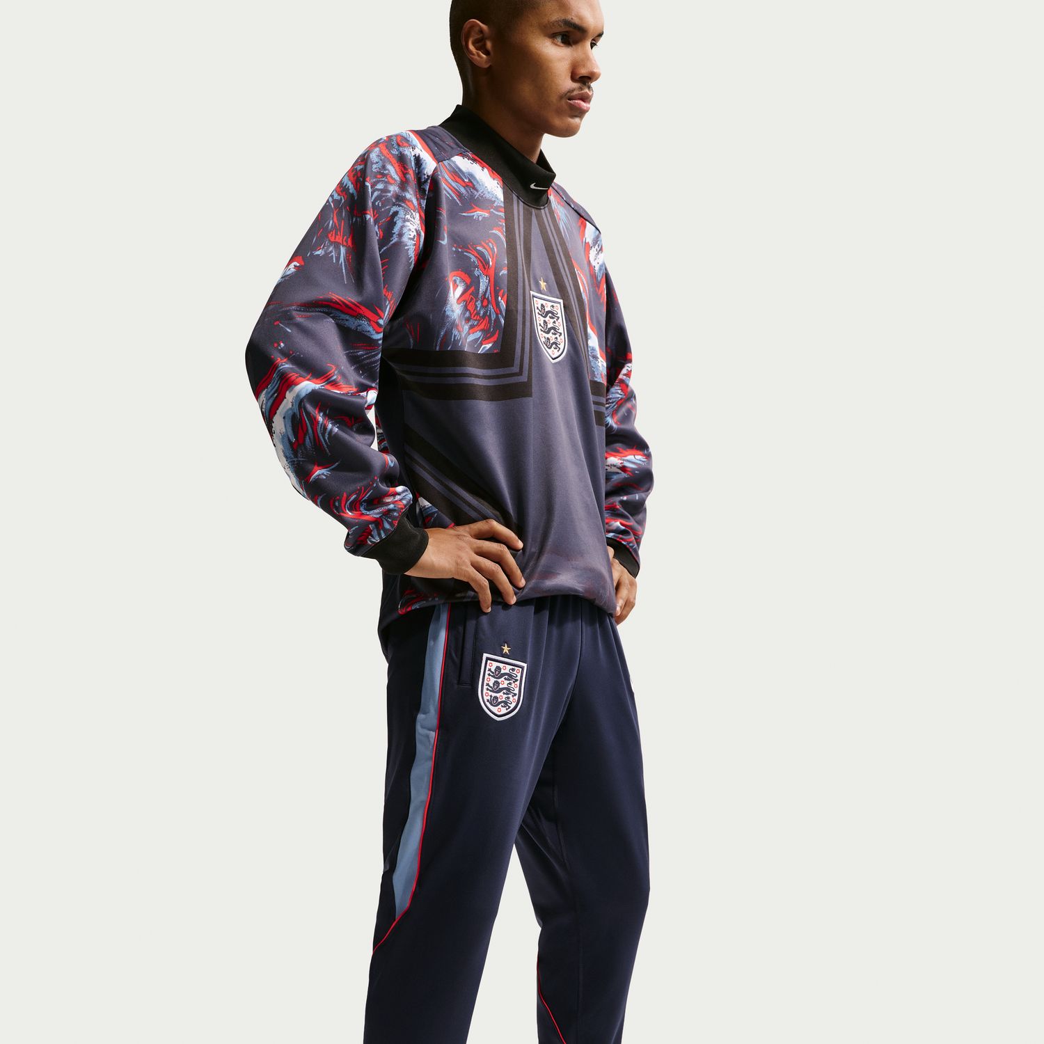 Calças de Homem Inglaterra 2026 Dri-FIT Stadium Azul-escuro-2