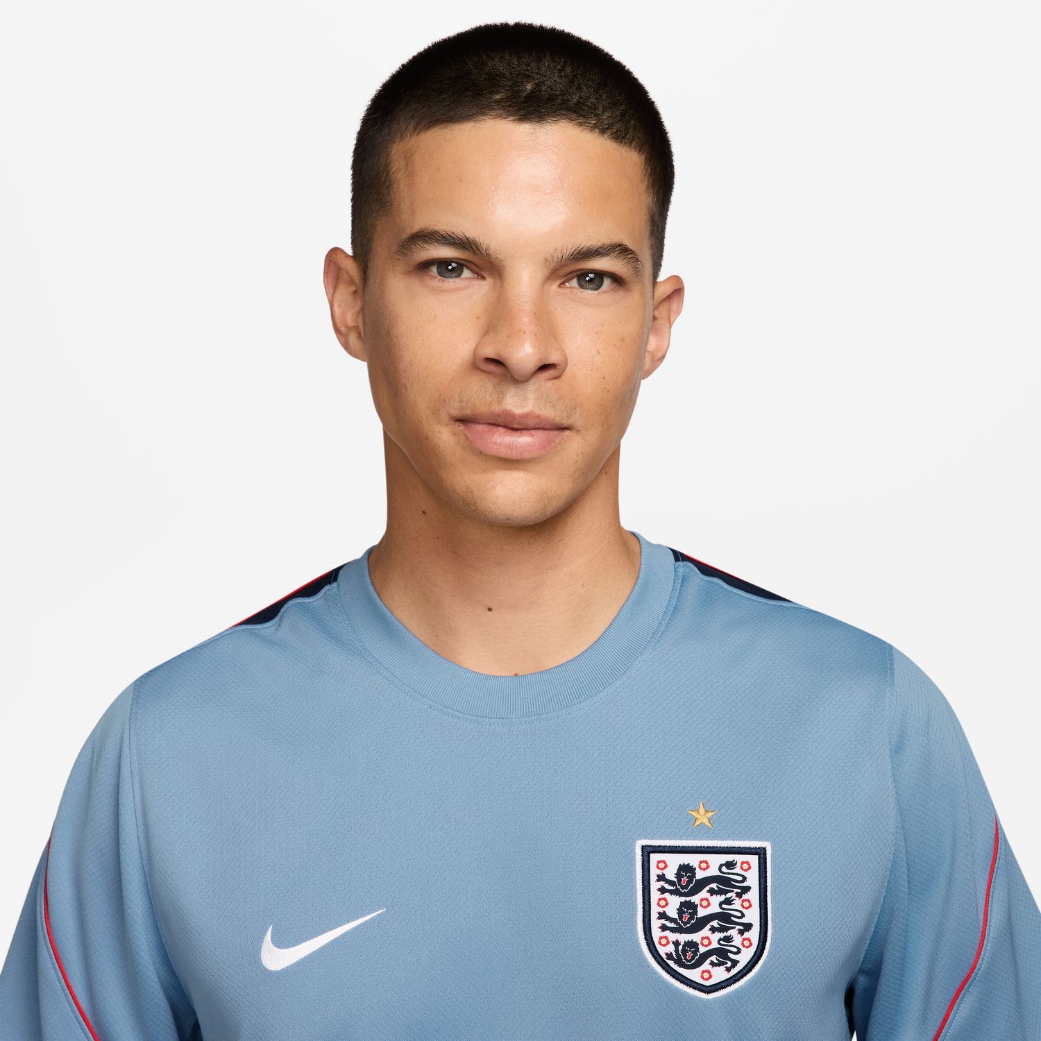 T-shirt de Homem Inglaterra 2026 Dri-FIT Strike Azul-3