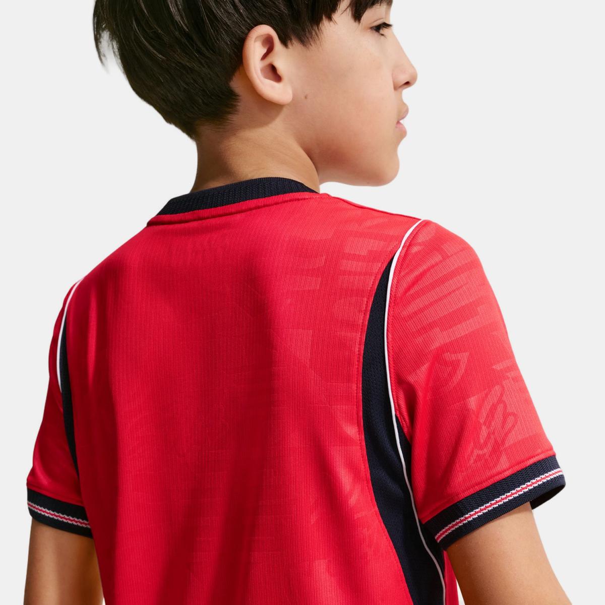 T-shirt de Criança 2.º Equipamento Inglaterra 2026 Stadium Vermelho-6