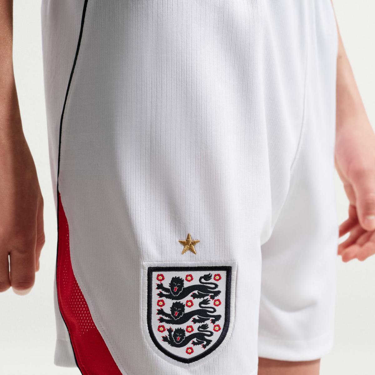 Calções de Criança 1.º Equipamento Inglaterra 2026 Stadium Branco-4