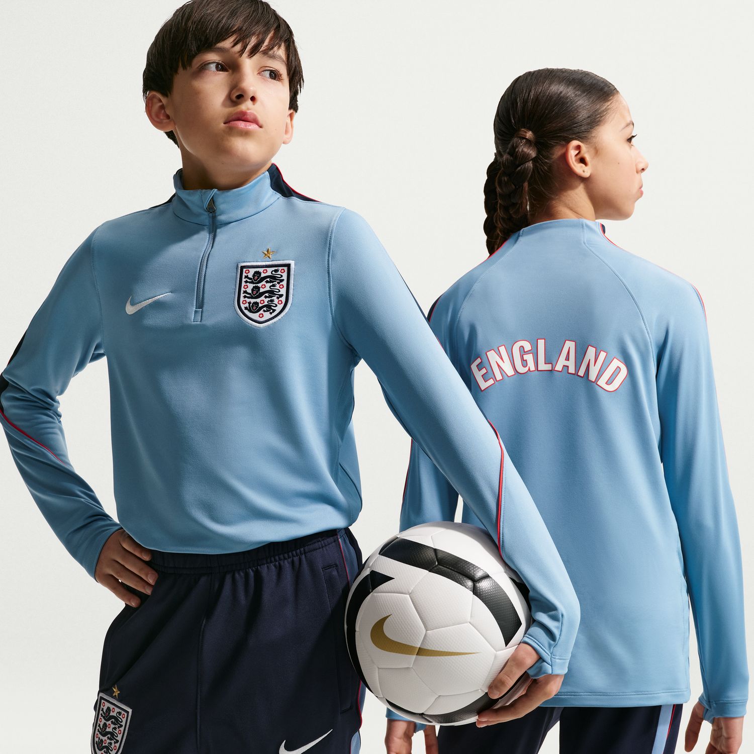 Imagem 0 de T-shirt de Criança Inglaterra 2026 Dri-FIT Strike Drill Top