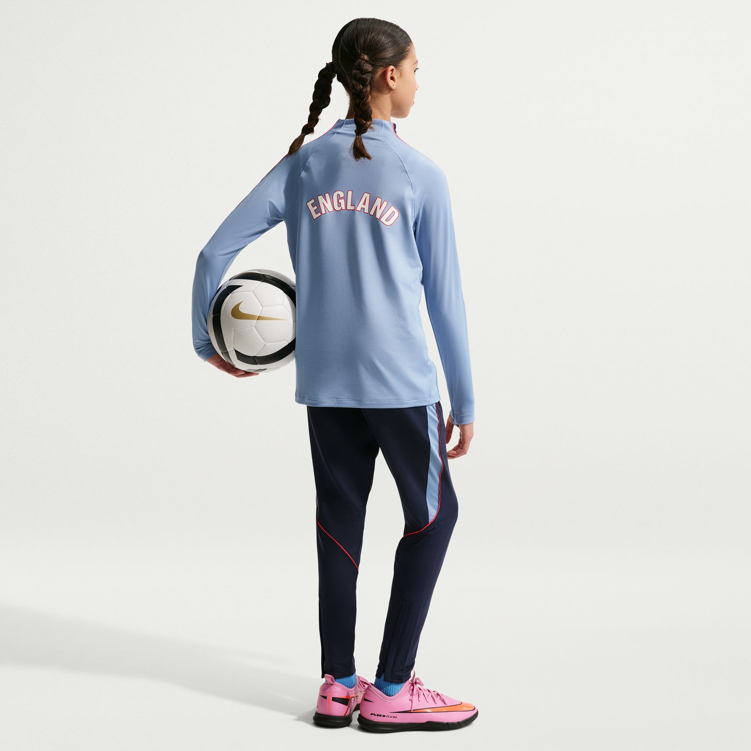 Calças de Criança Inglaterra 2026 Dri-FIT Stadium Azul-escuro-4