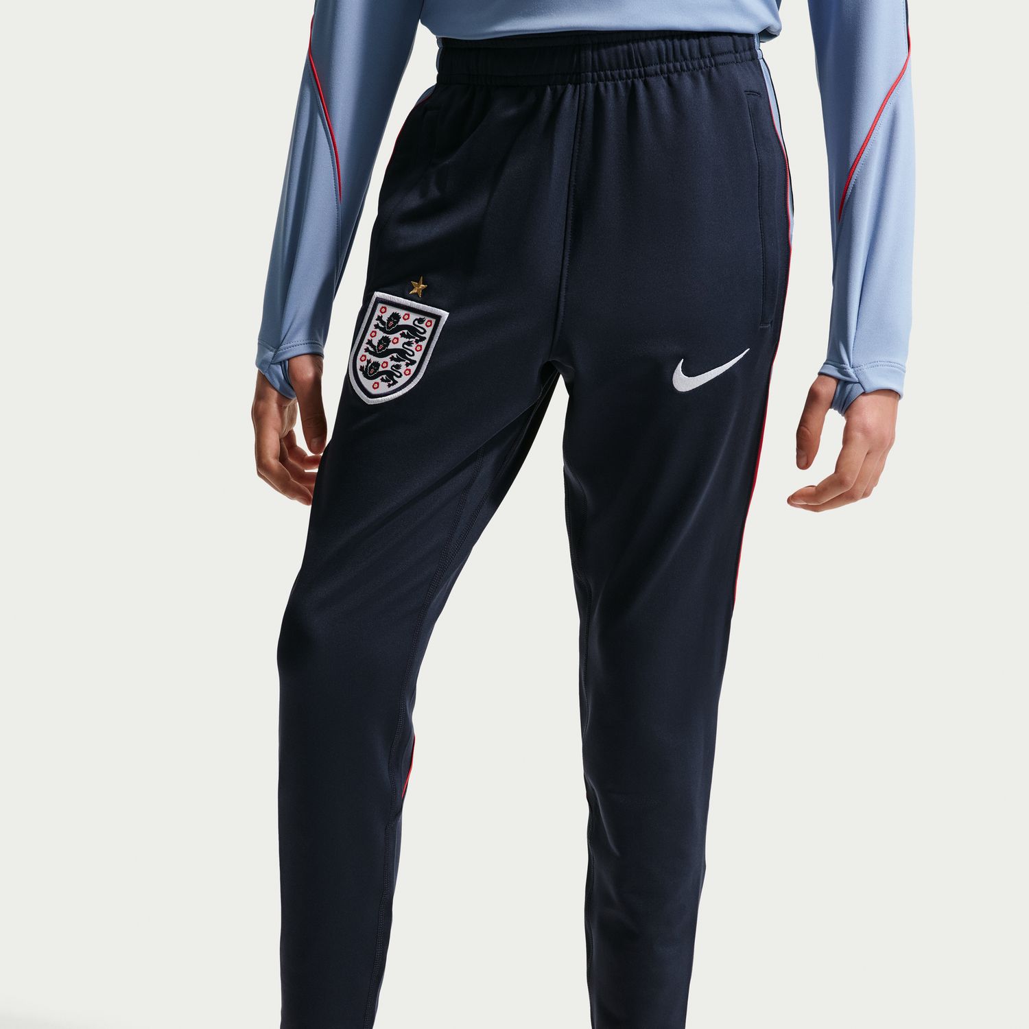 Calças de Criança Inglaterra 2026 Dri-FIT Stadium Azul-escuro-5