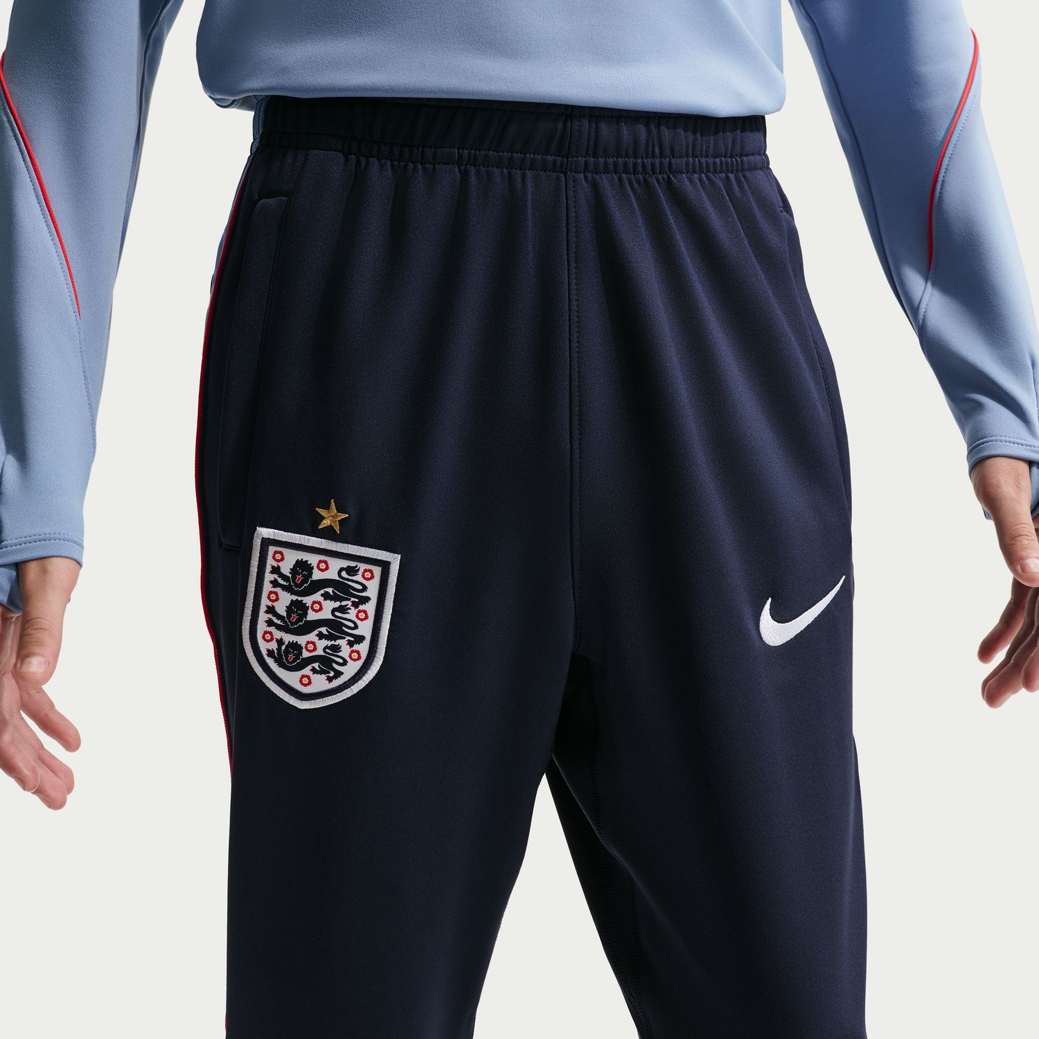 Calças de Criança Inglaterra 2026 Dri-FIT Stadium Azul-escuro-8