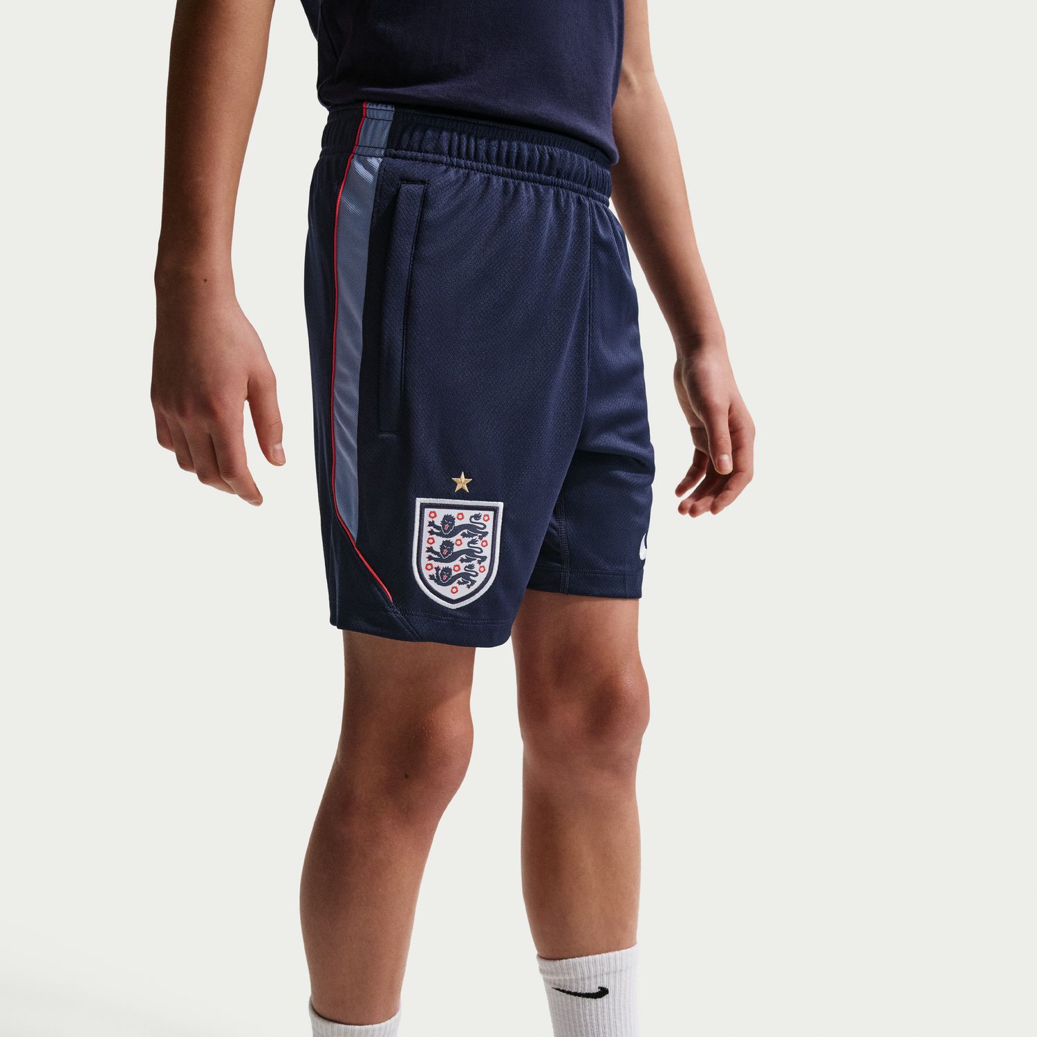 Calções de Criança Inglaterra 2026 Dri-FIT Stadium Azul-escuro-3
