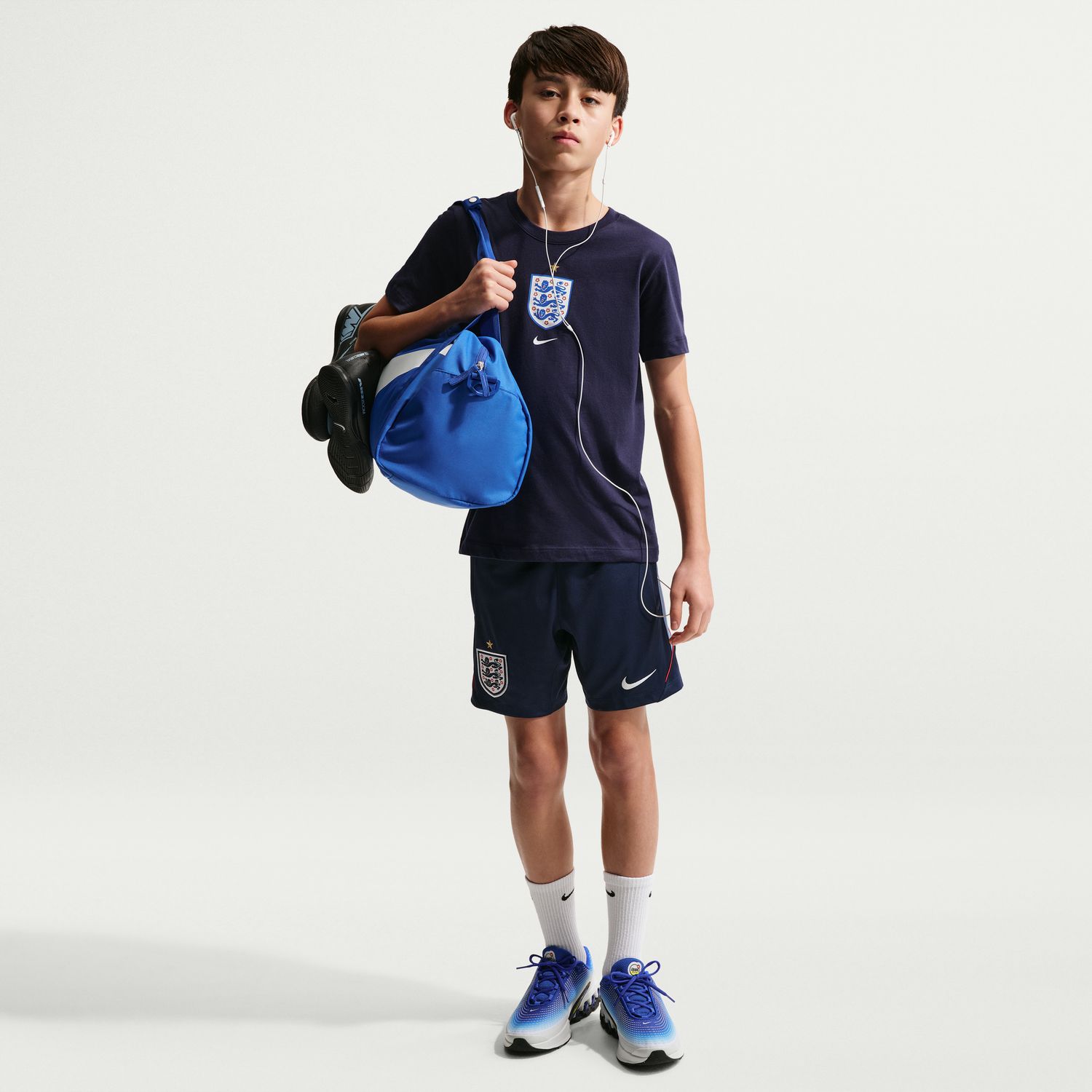 Calções de Criança Inglaterra 2026 Dri-FIT Stadium Azul-escuro-5