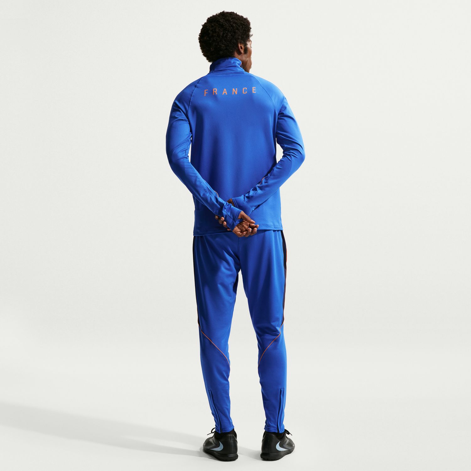 T-shirt de Homem França 2026 Dri-FIT Strike Drill Top Azul-3