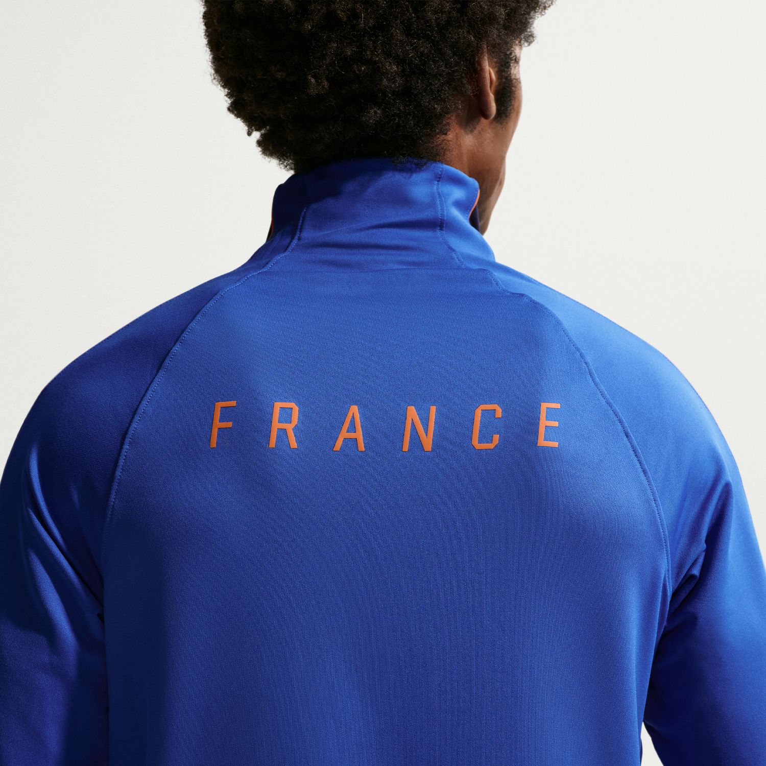 T-shirt de Homem França 2026 Dri-FIT Strike Drill Top Azul-4
