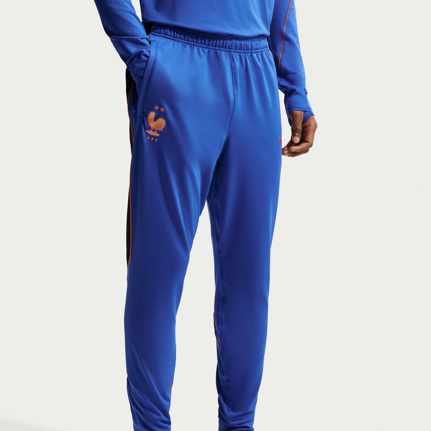 Calças de Homem França 2026 Dri-FIT Strike Azul-1