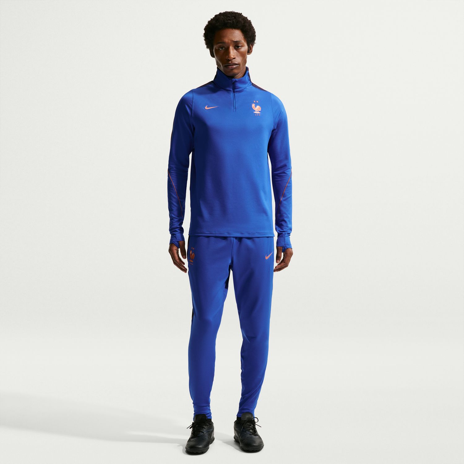 Calças de Homem França 2026 Dri-FIT Strike Azul-2