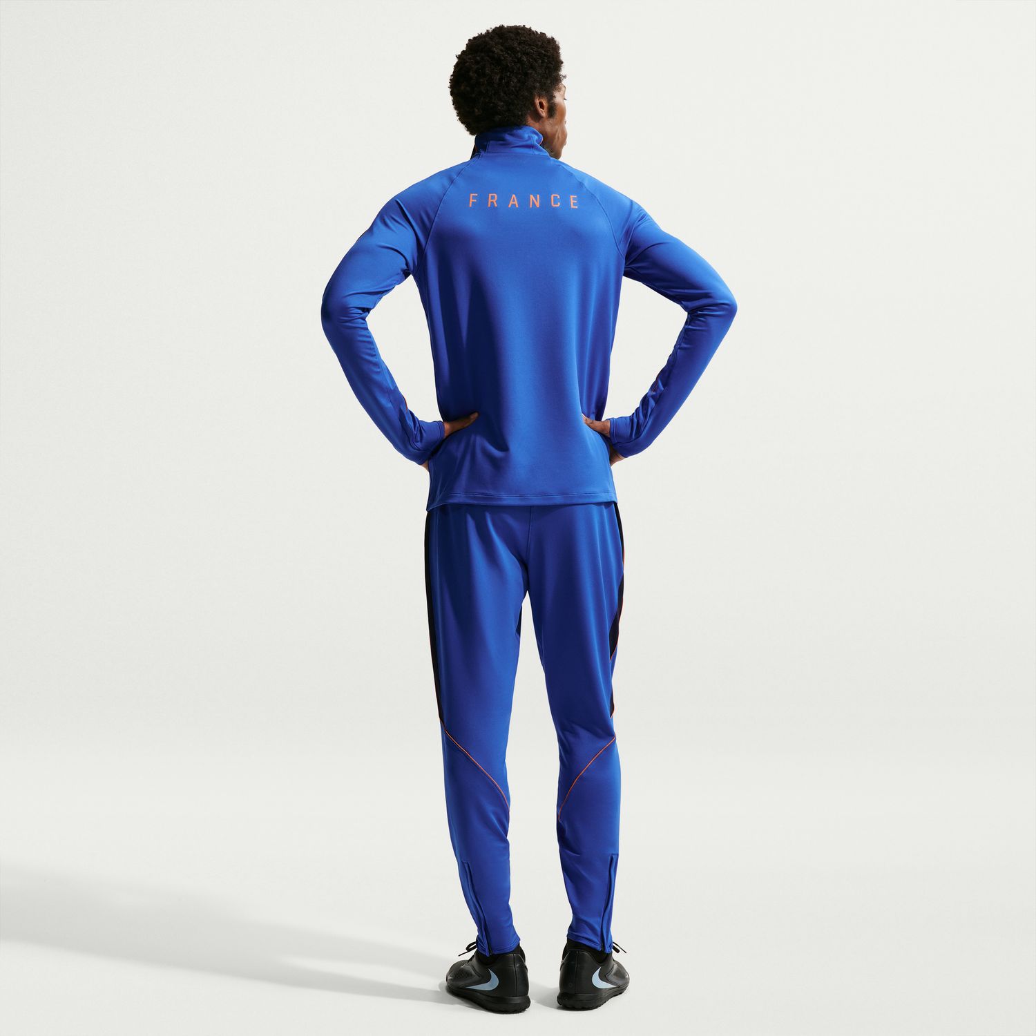 Calças de Homem França 2026 Dri-FIT Strike Azul-3