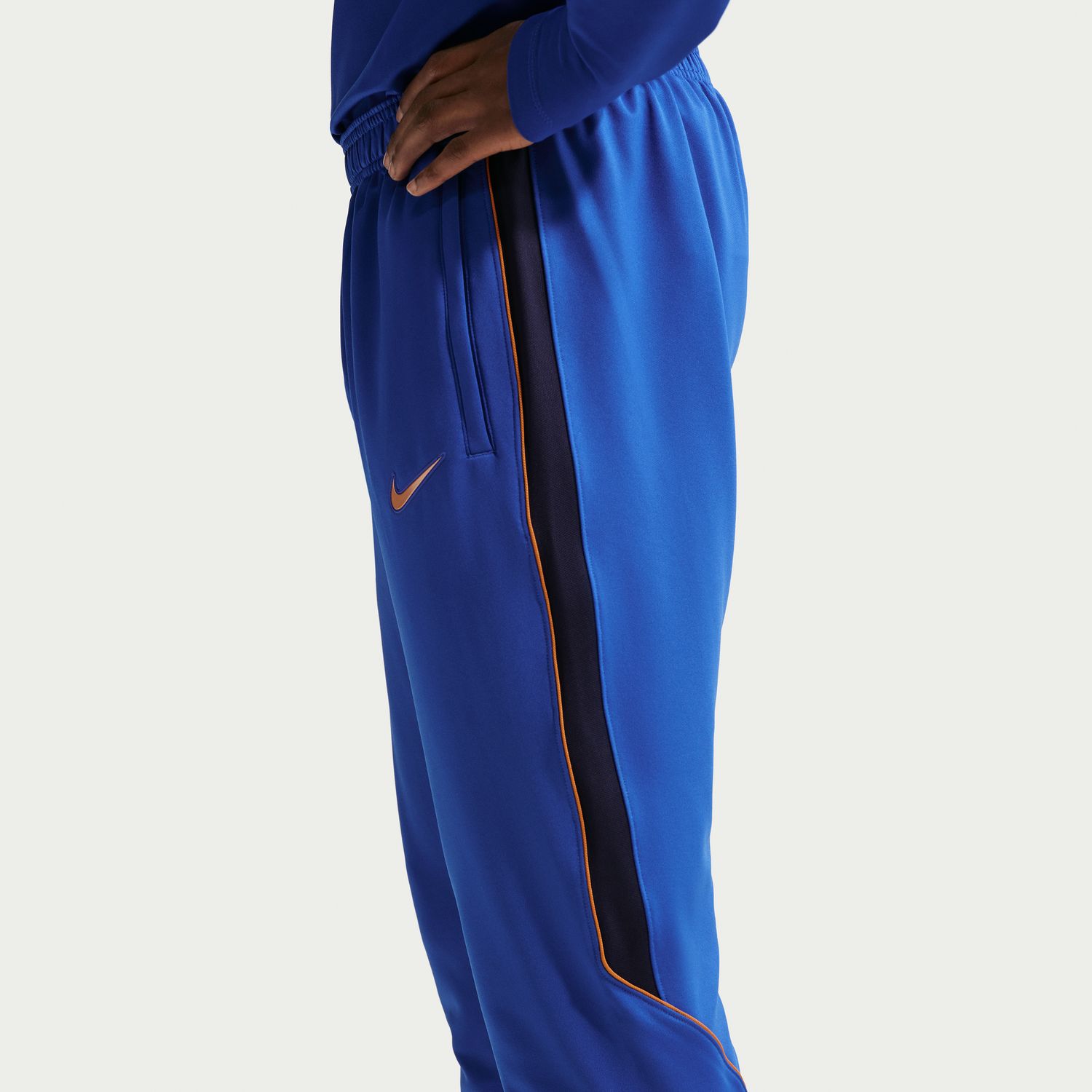 Calças de Homem França 2026 Dri-FIT Strike Azul-5