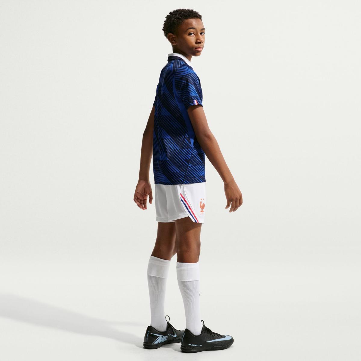 Calções de Criança 1.º Equipamento França 2026 Stadium Branco-2