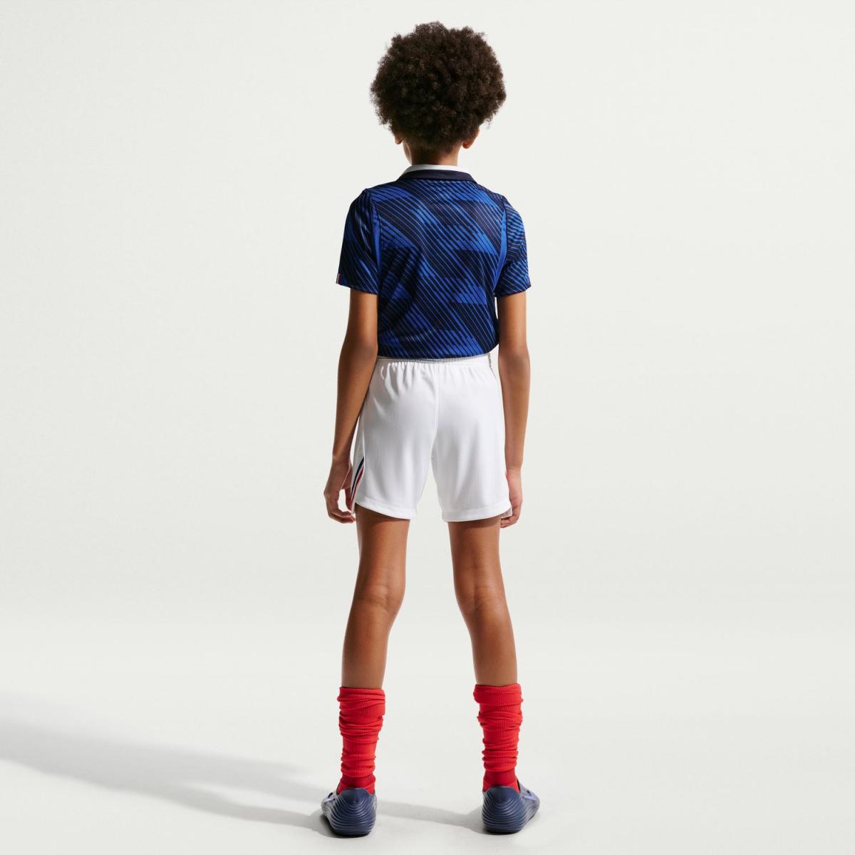 Calções de Criança 1.º Equipamento França 2026 Stadium Branco-3