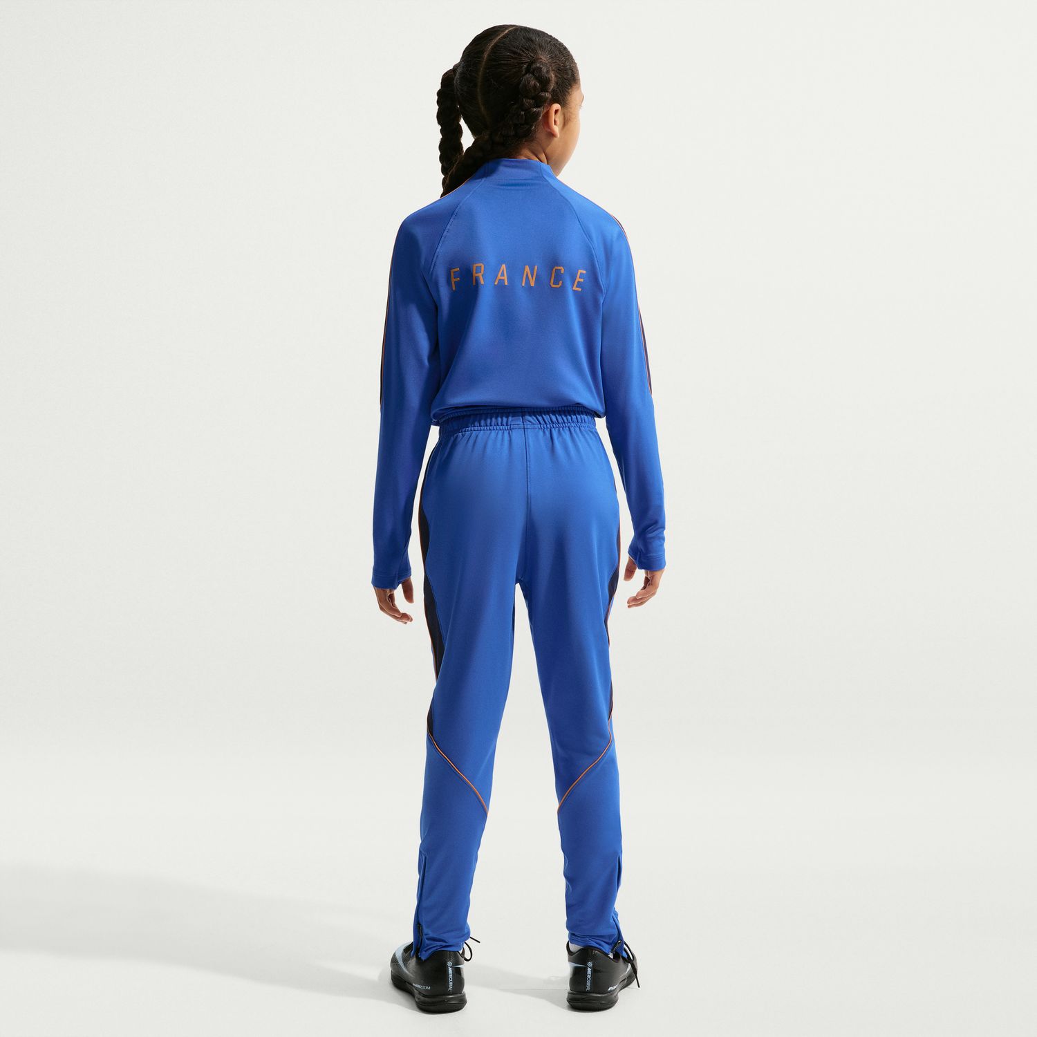 T-shirt de Criança França 2026 Dri-FIT Strike Drill Top Azul-3