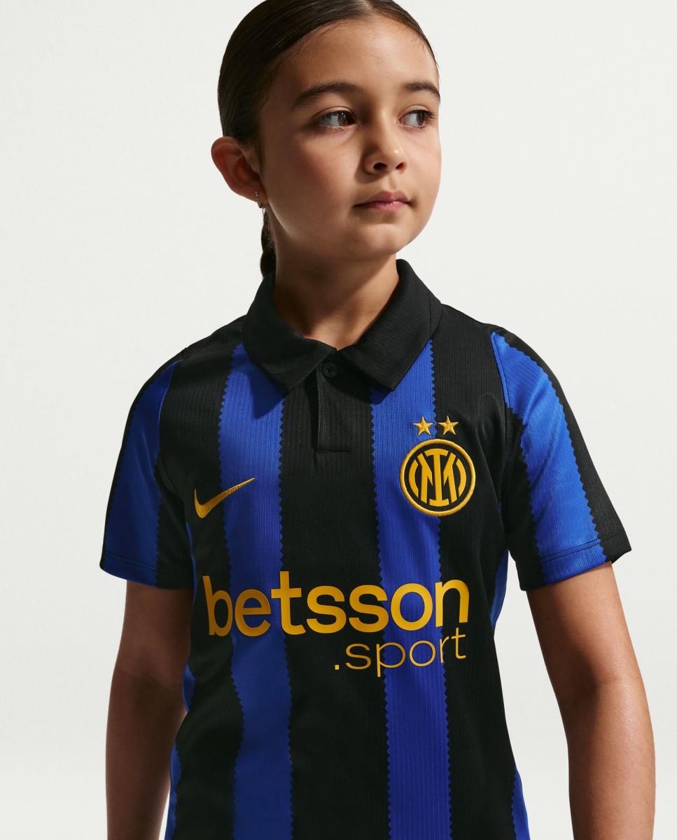 T-shirt de Criança 1.º Equipamento Inter de Milán 2026-2027 Stadium Azul-4