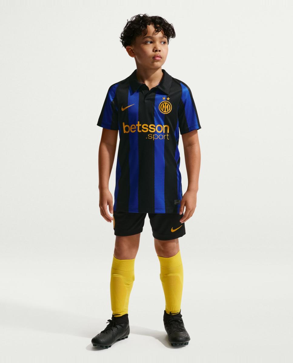 T-shirt de Criança 1.º Equipamento Inter de Milán 2026-2027 Stadium Azul-5