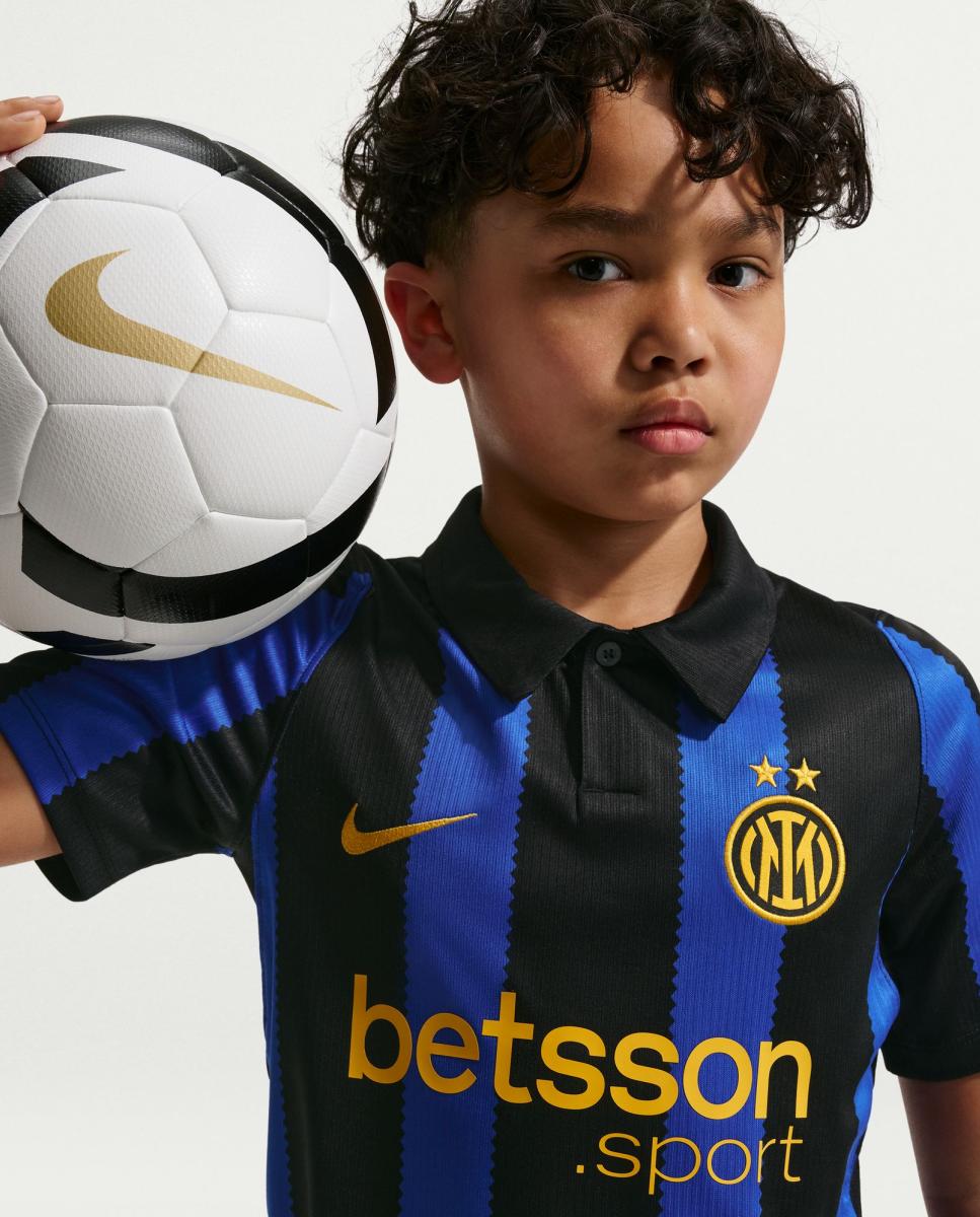 T-shirt de Criança 1.º Equipamento Inter de Milán 2026-2027 Stadium Azul-6