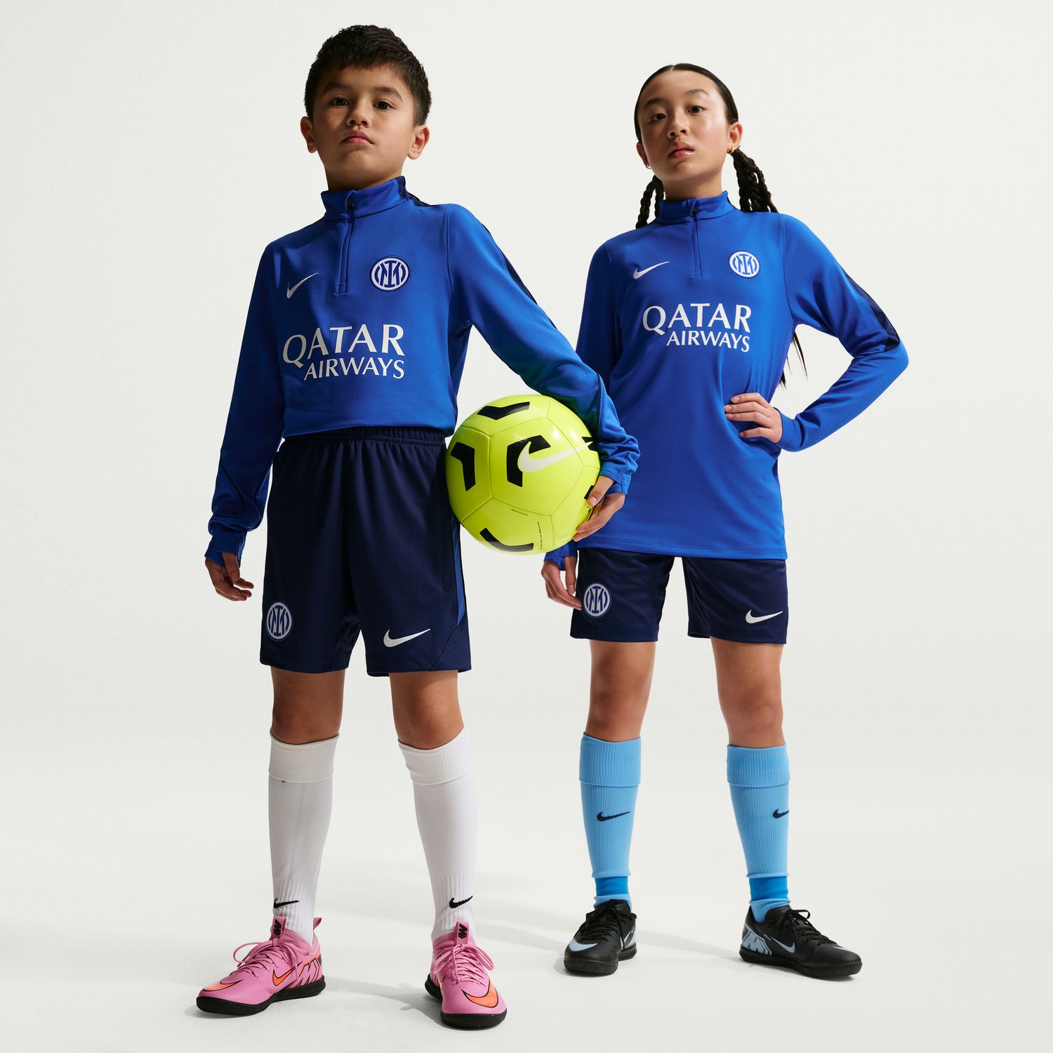 Calções de Criança Inter de Milán 2026-2027 Dri-FIT Strike Azul-2