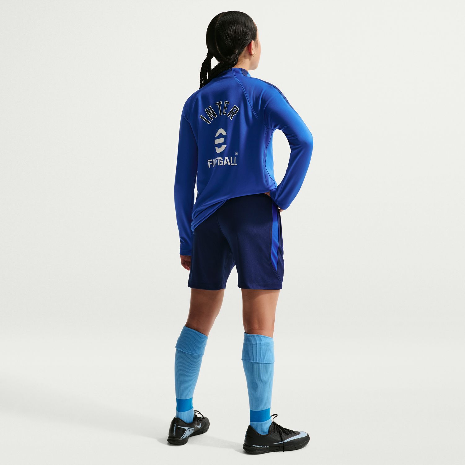 Calções de Criança Inter de Milán 2026-2027 Dri-FIT Strike Azul-6