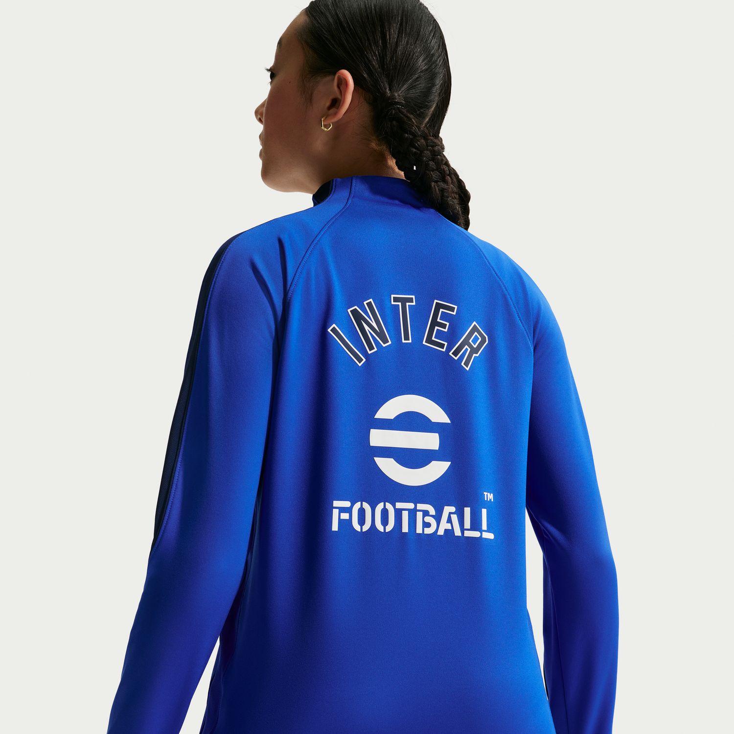 T-shirt de Criança Inter de Milán 2026-2027 Dri-FIT Strike Drill Top Azul-2