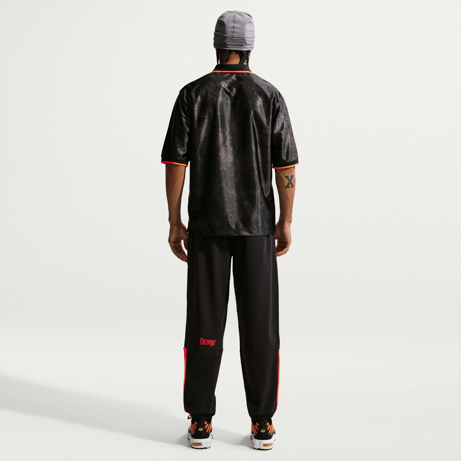 T-shirt de Homem Países Baixos 2026 Dri-FIT Energy Preto-2