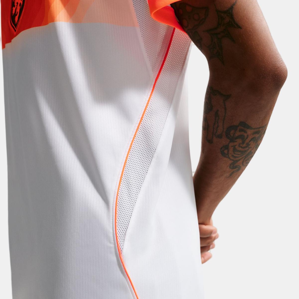 T-shirt de Homem 2.º Equipamento Países Baixos 2026 Stadium Branco-3