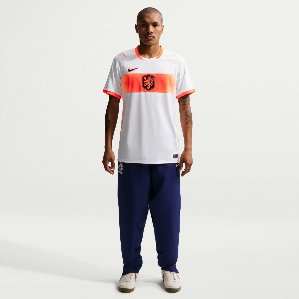 T-shirt de Homem 2.º Equipamento Países Baixos 2026 Stadium Branco-5