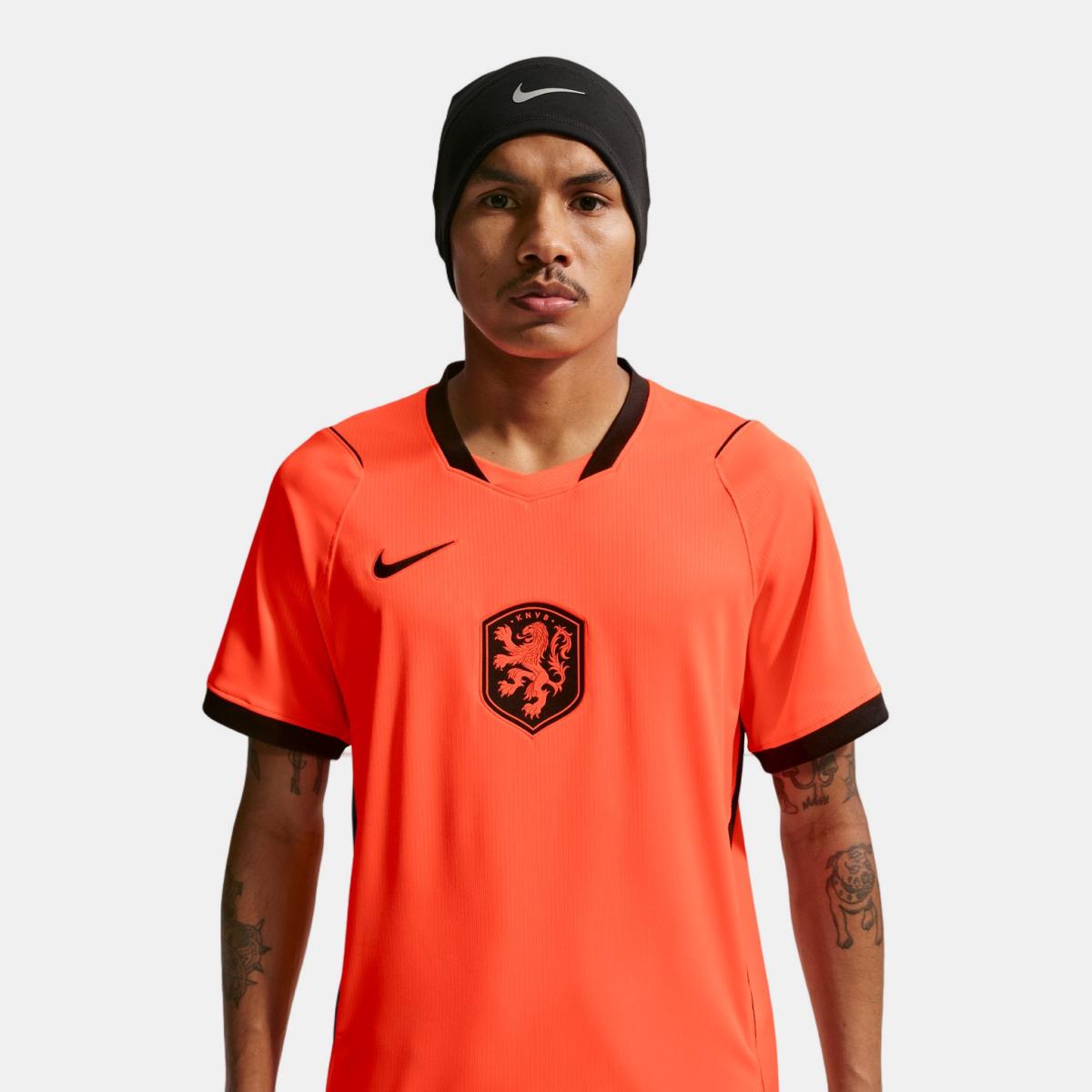 T-shirt de Homem 1.º Equipamento Países Baixos 2026 Stadium Laranja-2
