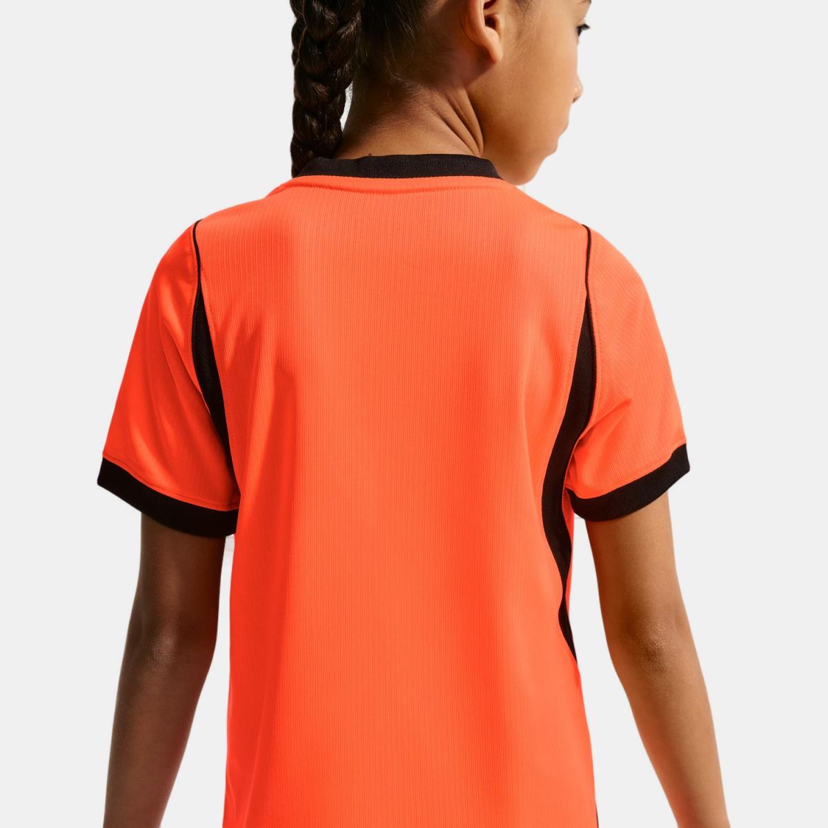 T-shirt de Criança 1.º Equipamento Países Baixos 2026 Stadium Laranja-2