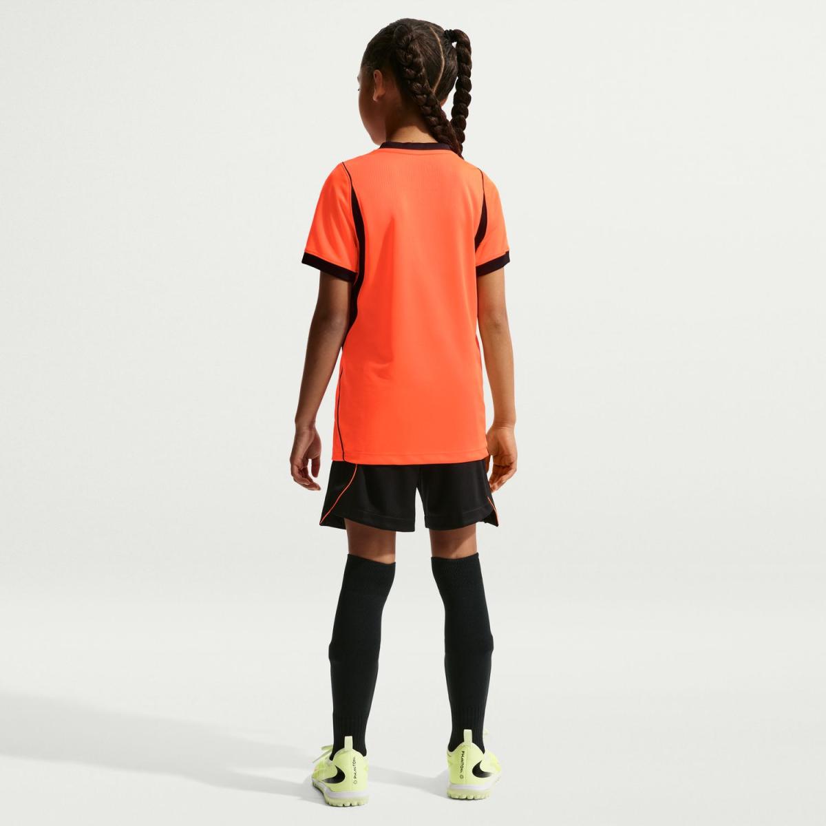 T-shirt de Criança 1.º Equipamento Países Baixos 2026 Stadium Laranja-6