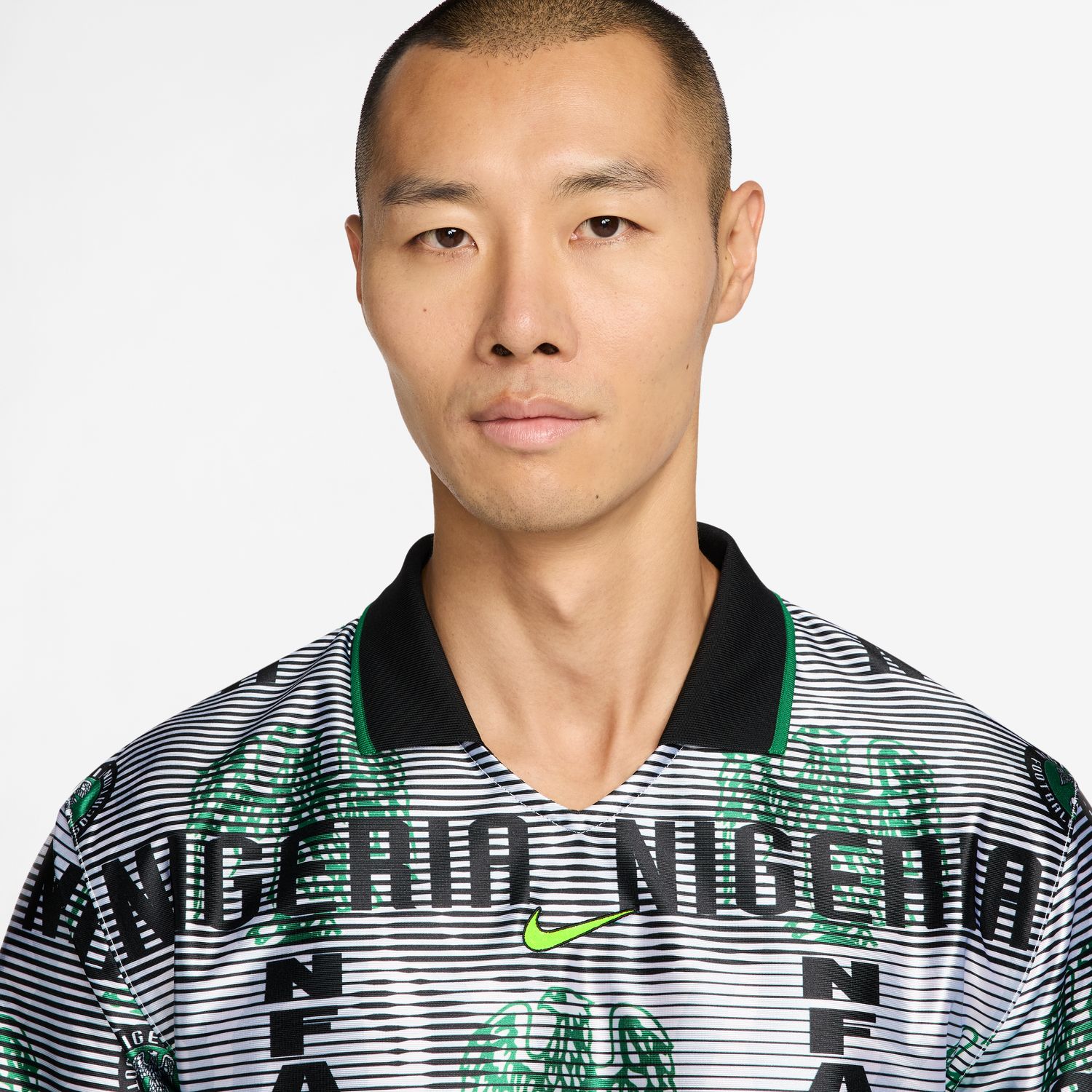 T-shirt de Homem Nigéria 2026 Dri-FIT Energy Top Estampado-3