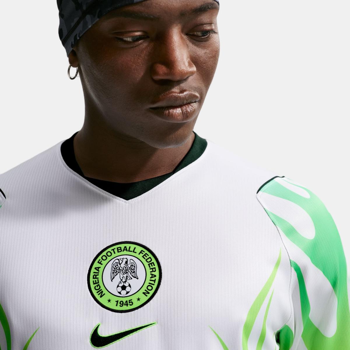 T-shirt de Homem 2.º Equipamento Nigéria 2026 Stadium Branco-3
