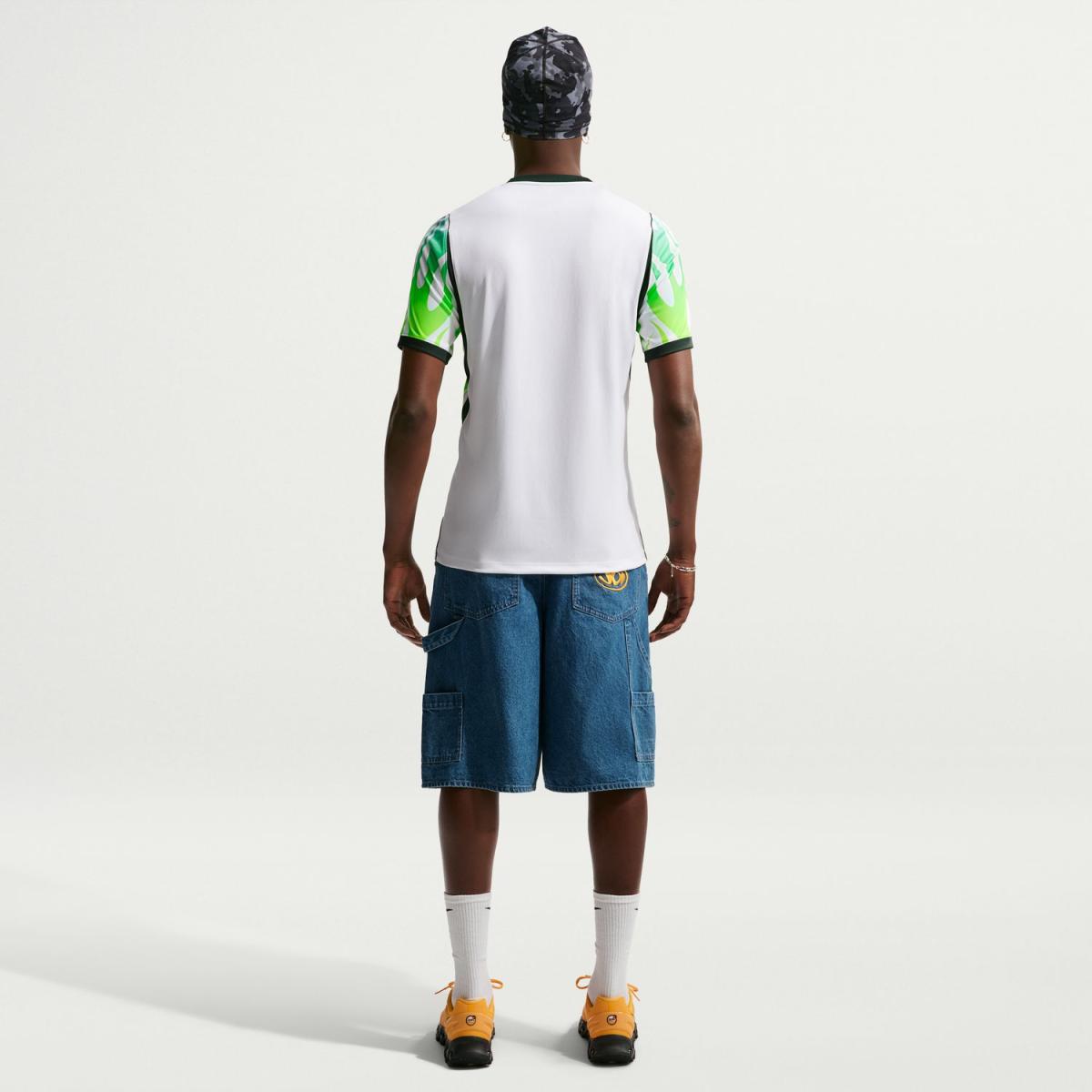 T-shirt de Homem 2.º Equipamento Nigéria 2026 Stadium Branco-4