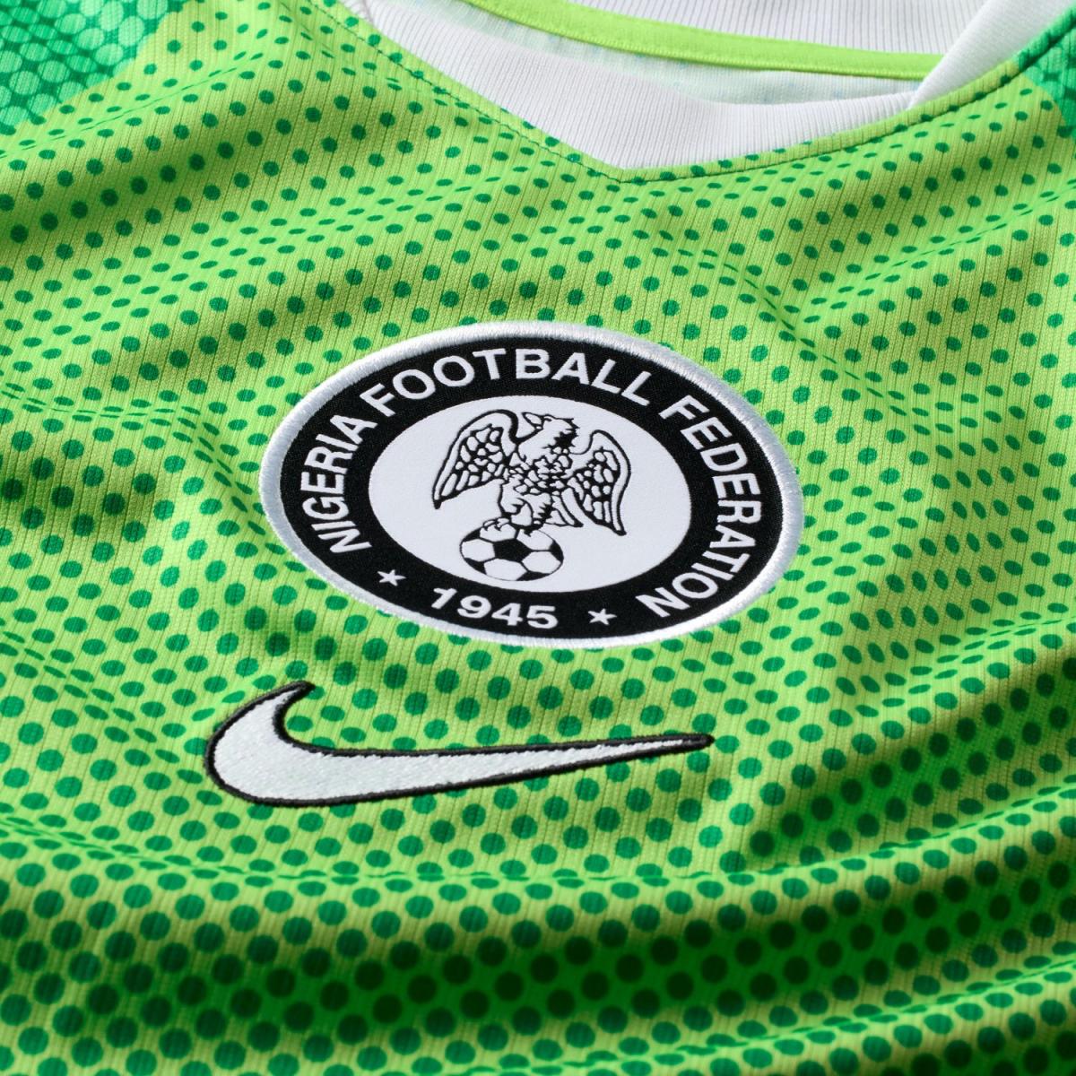 T-shirt de Homem 1.º Equipamento Nigéria 2026 Stadium Verde-2