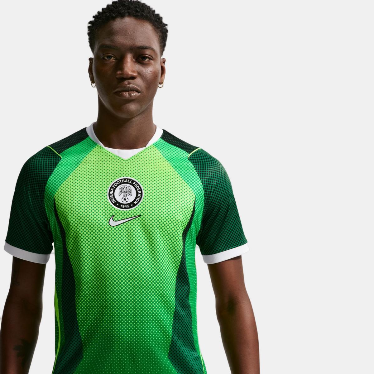 T-shirt de Homem 1.º Equipamento Nigéria 2026 Stadium Verde-5