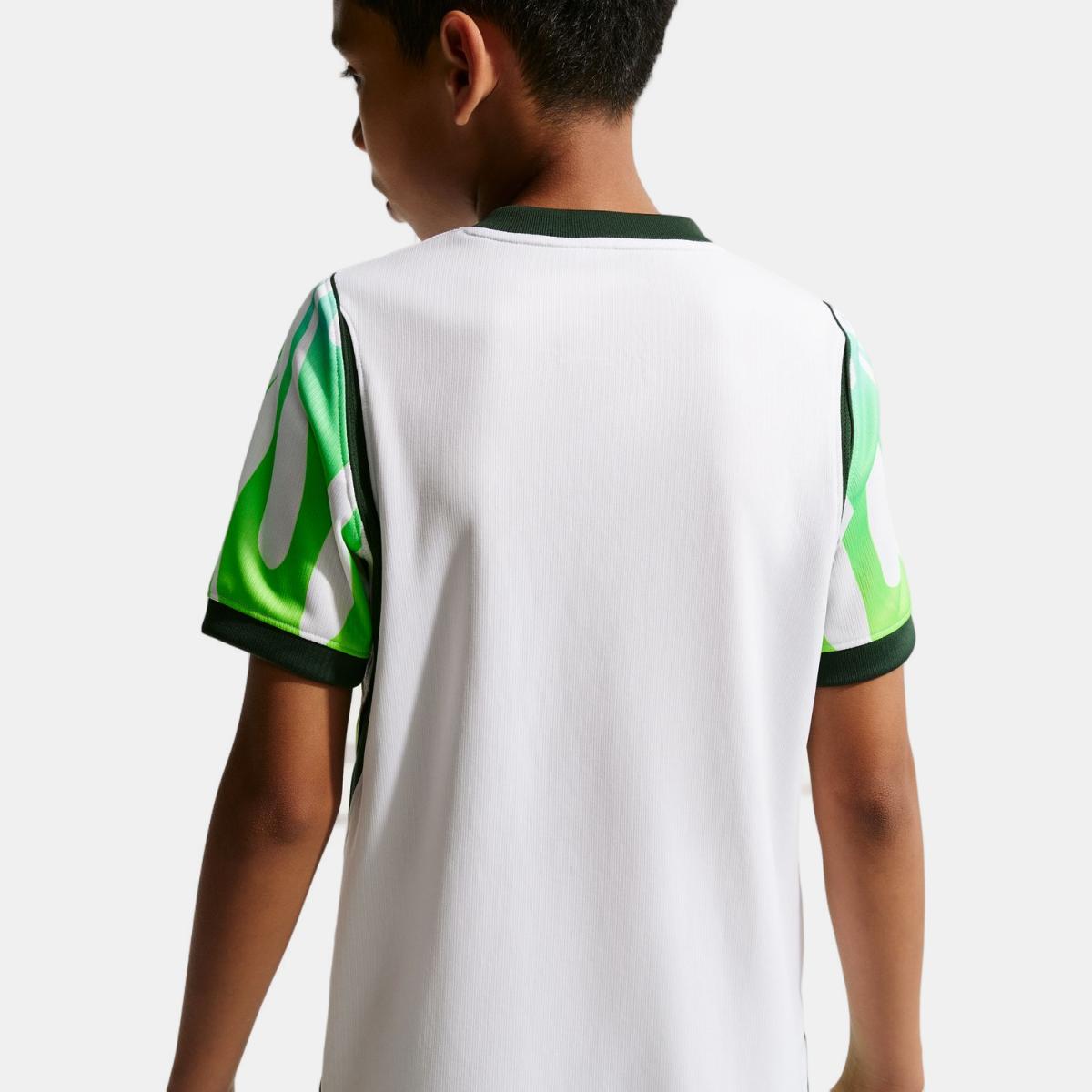 T-shirt de Criança 2.º Equipamento Nigéria 2026 Stadium Branco-6