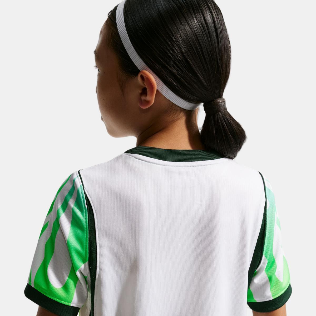 T-shirt de Criança 2.º Equipamento Nigéria 2026 Stadium Branco-7