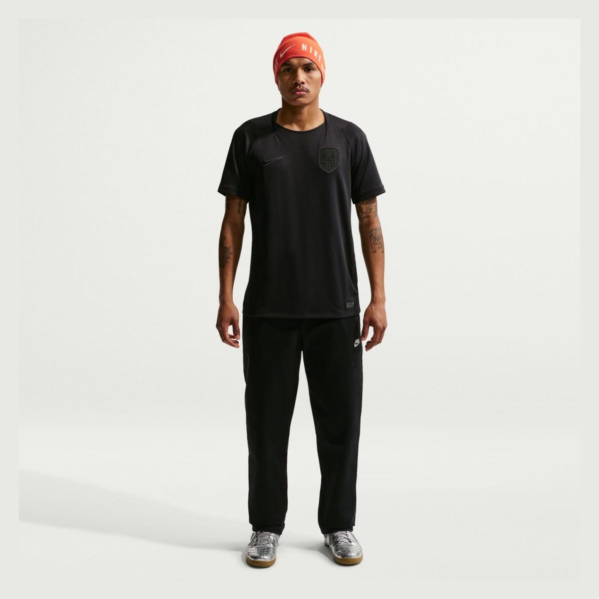 T-shirt de Homem 2.º Equipamento Noruega 2026 Stadium Preto-4
