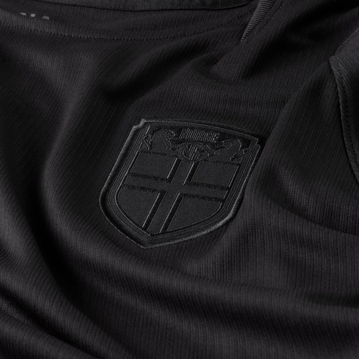 T-shirt de Homem 2.º Equipamento Noruega 2026 Stadium Preto-6