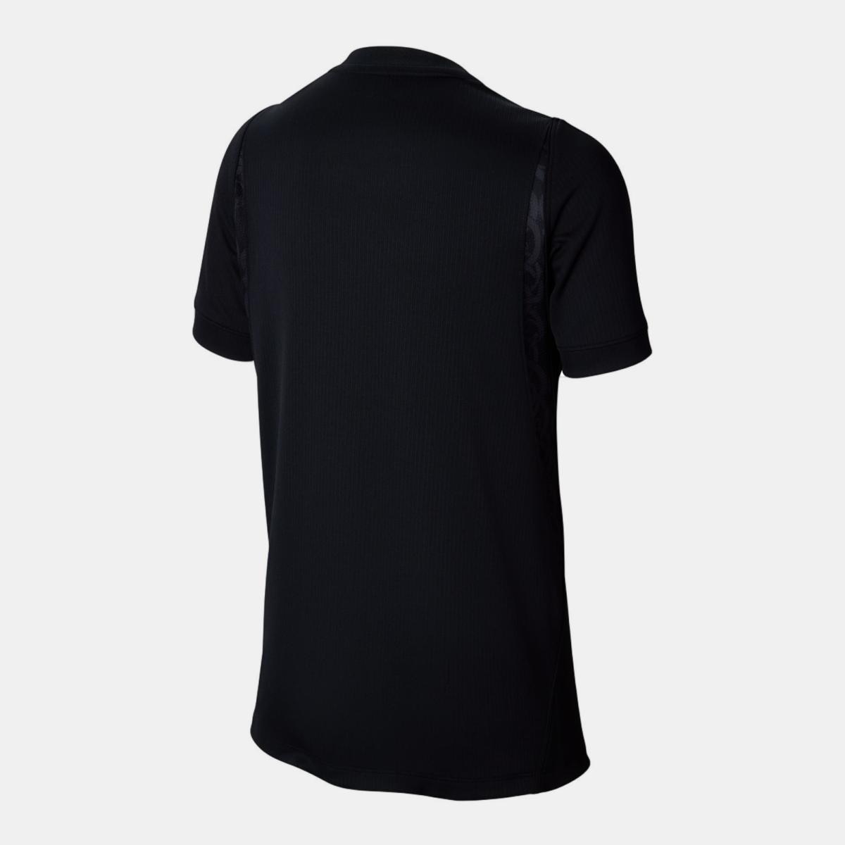 T-shirt de Criança 2.º Equipamento Noruega 2026 Stadium Preto-10