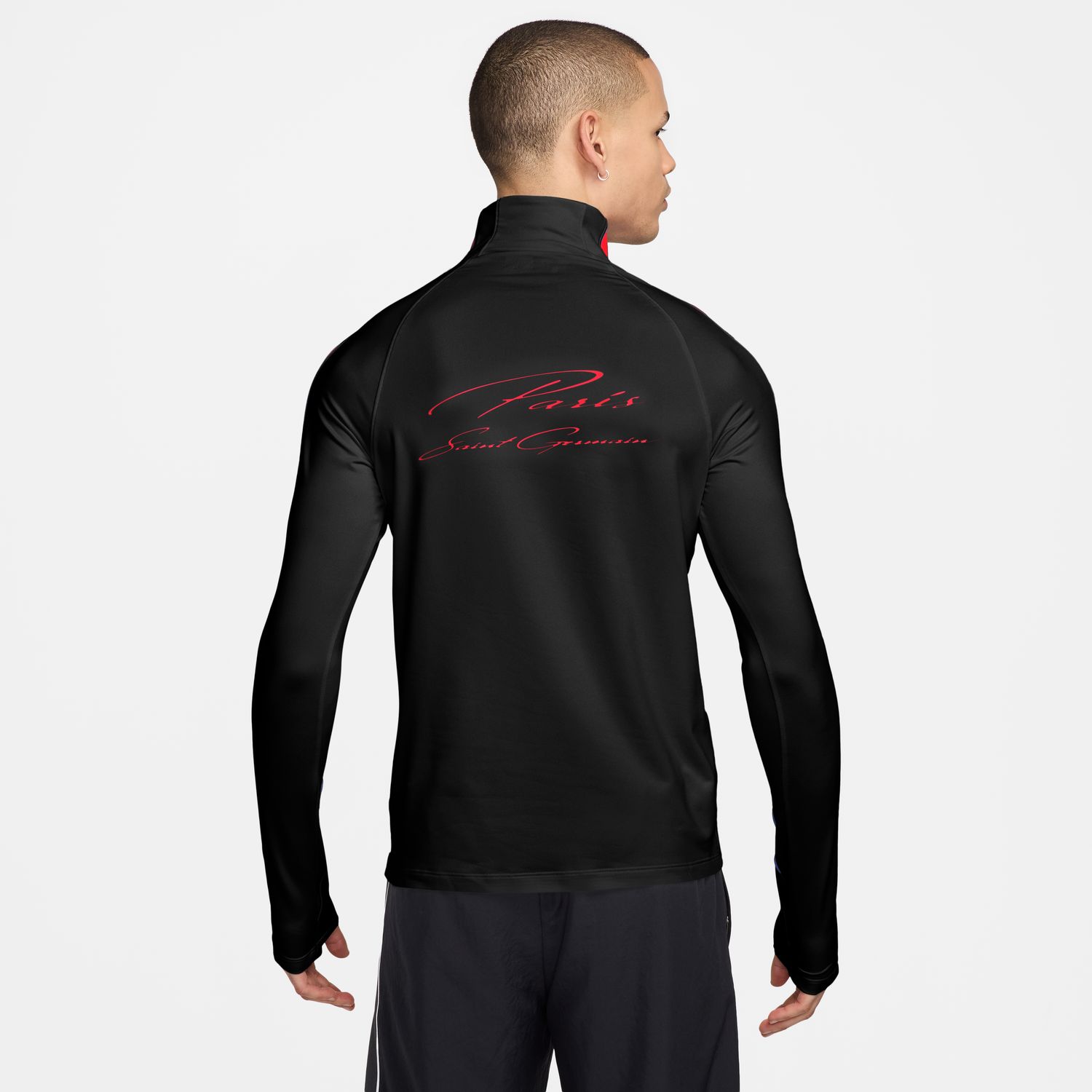 T-shirt de Homem PSG Paris Saint-Germain FC 2026-2027 Dri-FIT Strike Drill Top Preto-2