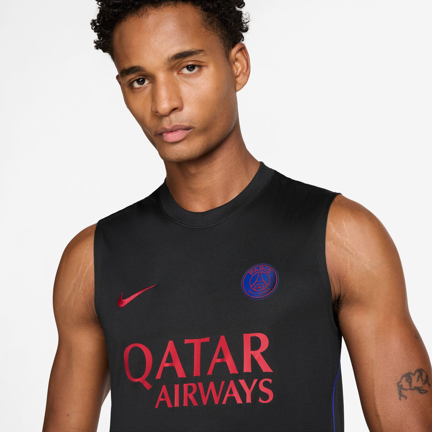 T-shirt de Homem PSG Paris Saint-Germain FC 2026-2027 Dri-FIT Strike Preto-3