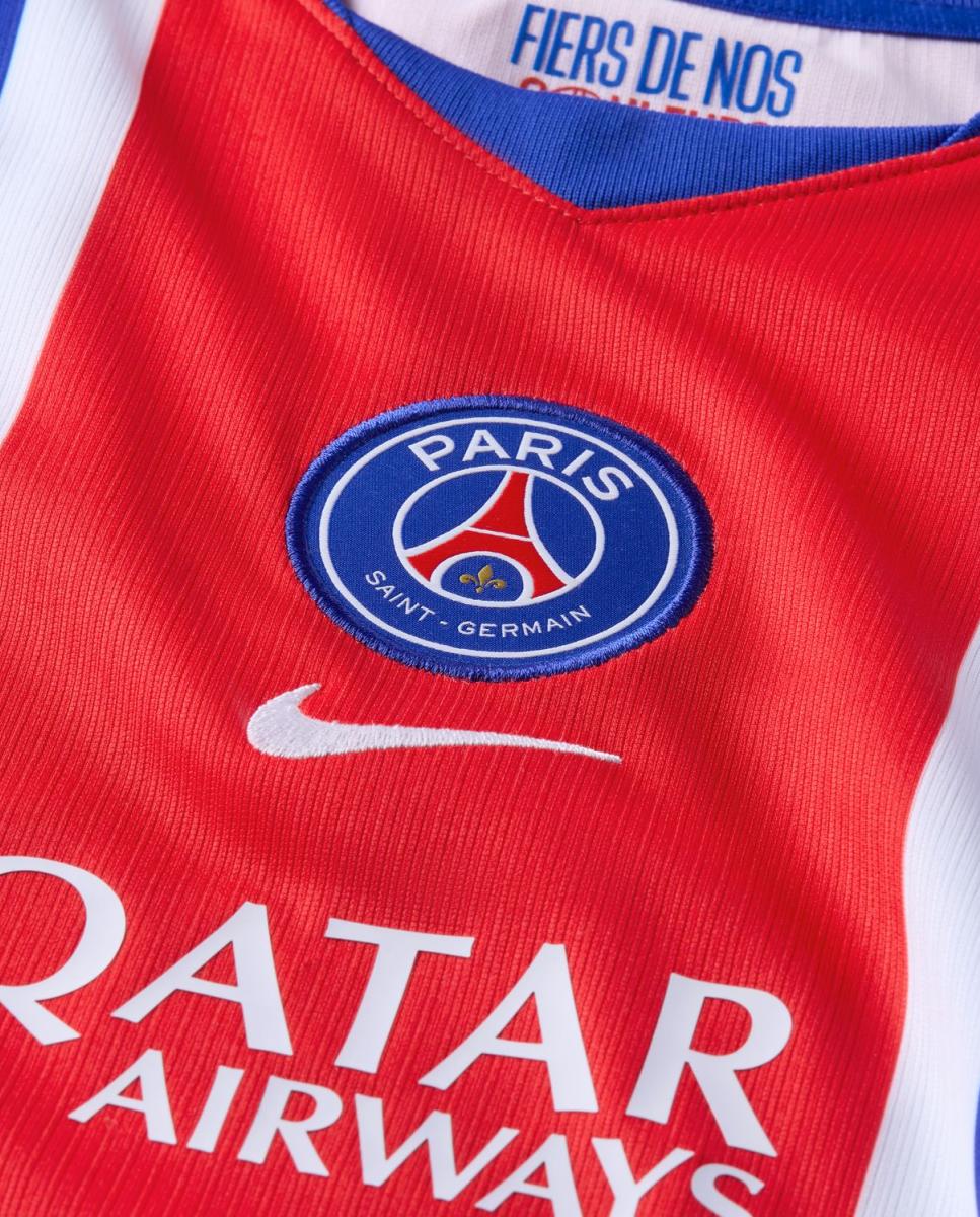 T-shirt de Criança 1.º Equipamento PSG Paris Saint-Germain FC 2026-2027 Stadium Azul-3
