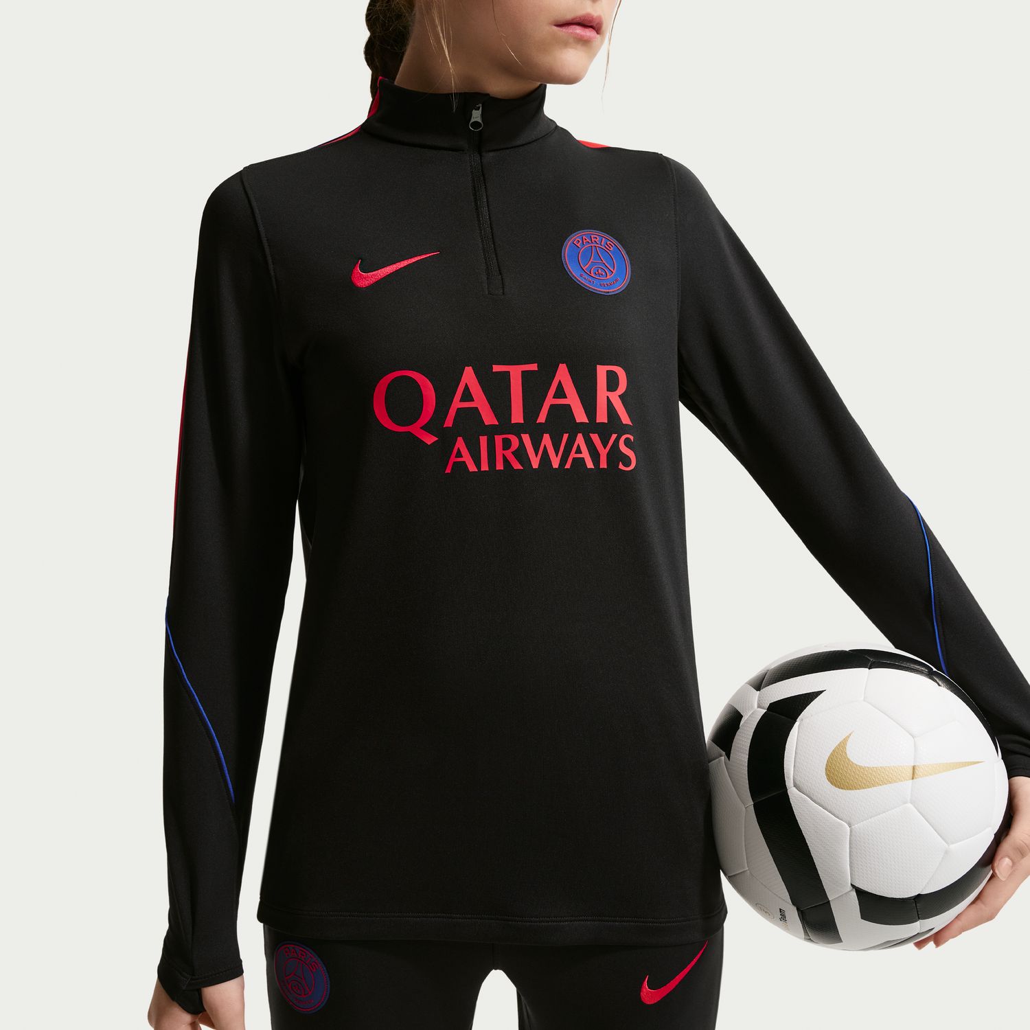 Imagem 0 de T-shirt de Criança PSG Paris Saint-Germain FC 2026-2027 Dri-FIT Strike Drill Top