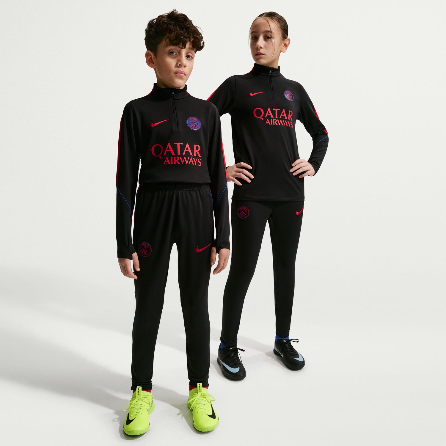 Calças de Criança PSG Paris Saint-Germain FC 2026-2027 Dri-FIT Strike Preto-2