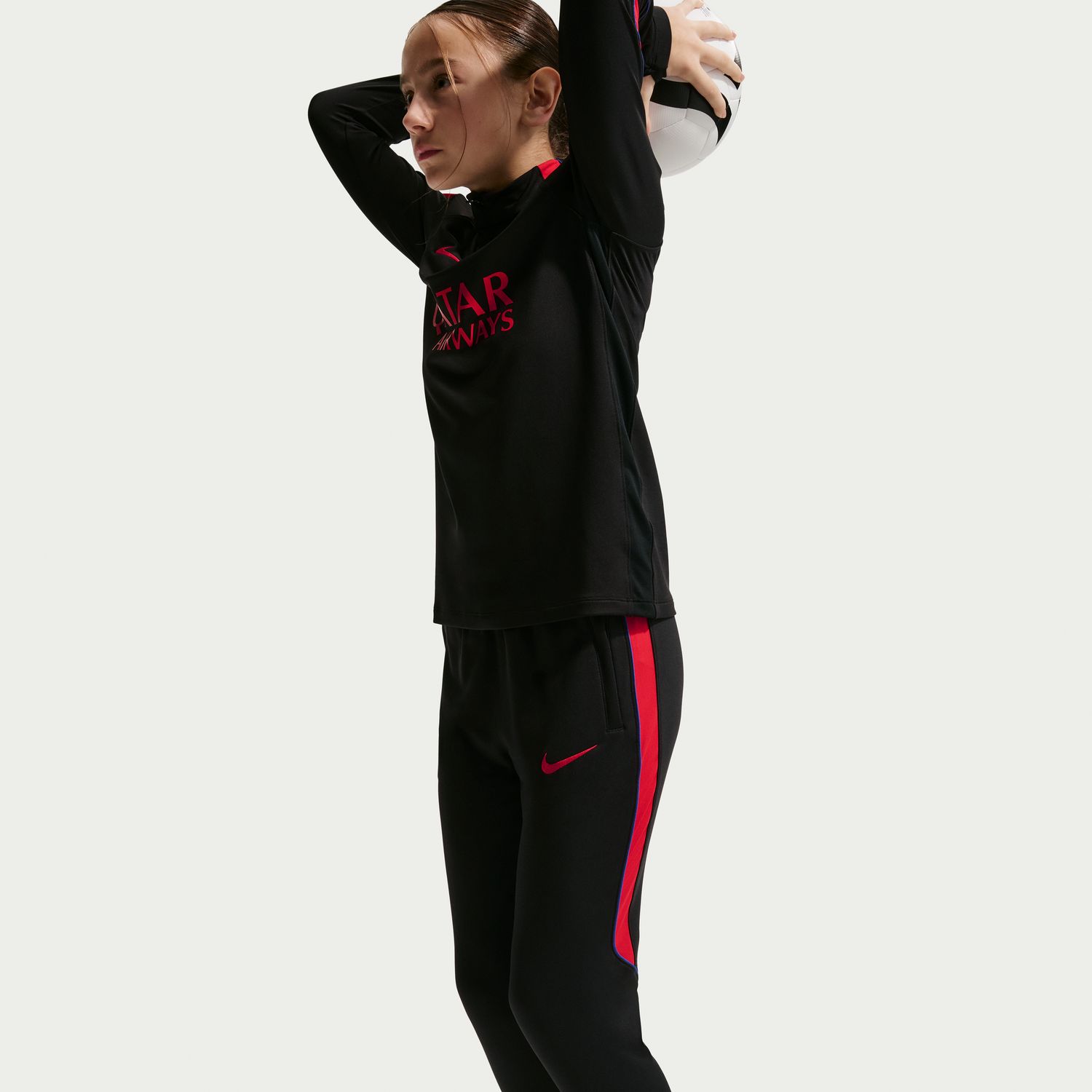 Calças de Criança PSG Paris Saint-Germain FC 2026-2027 Dri-FIT Strike Preto-4